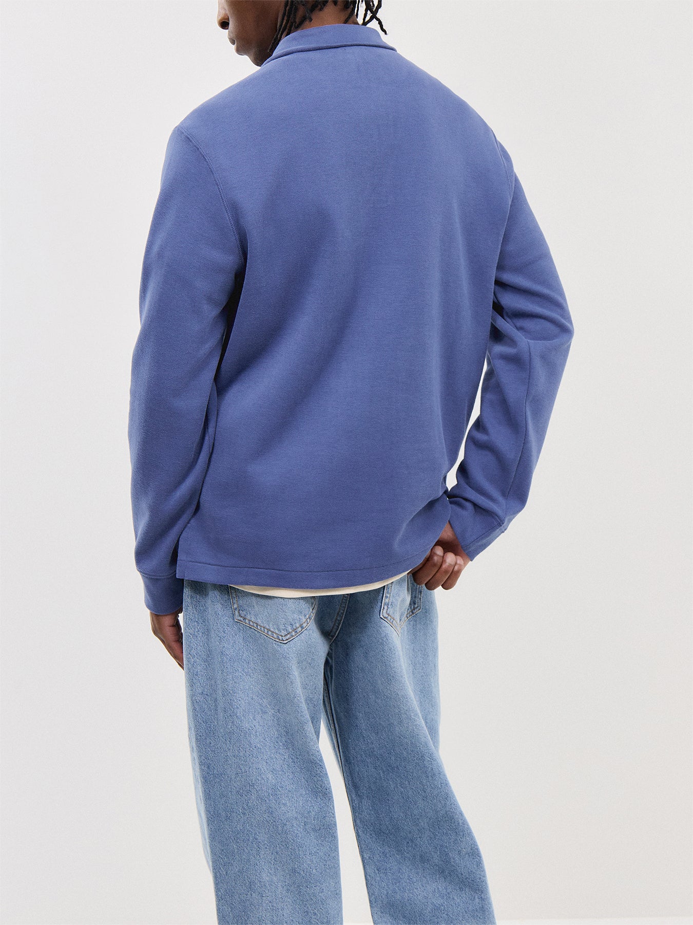 1/4 Zip Jacquard Sweatshirt
