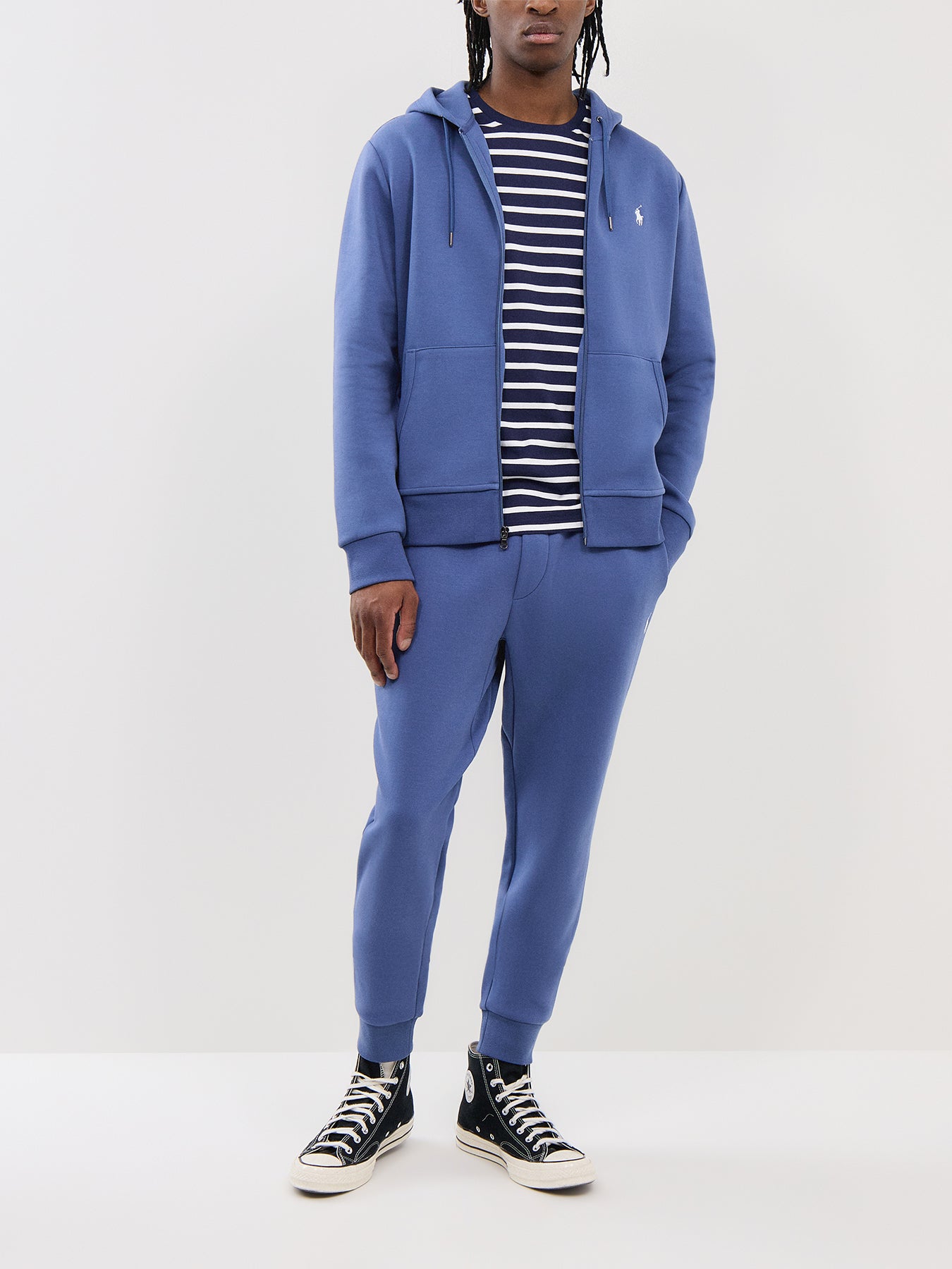 Double Knit Zip Up Hoodie