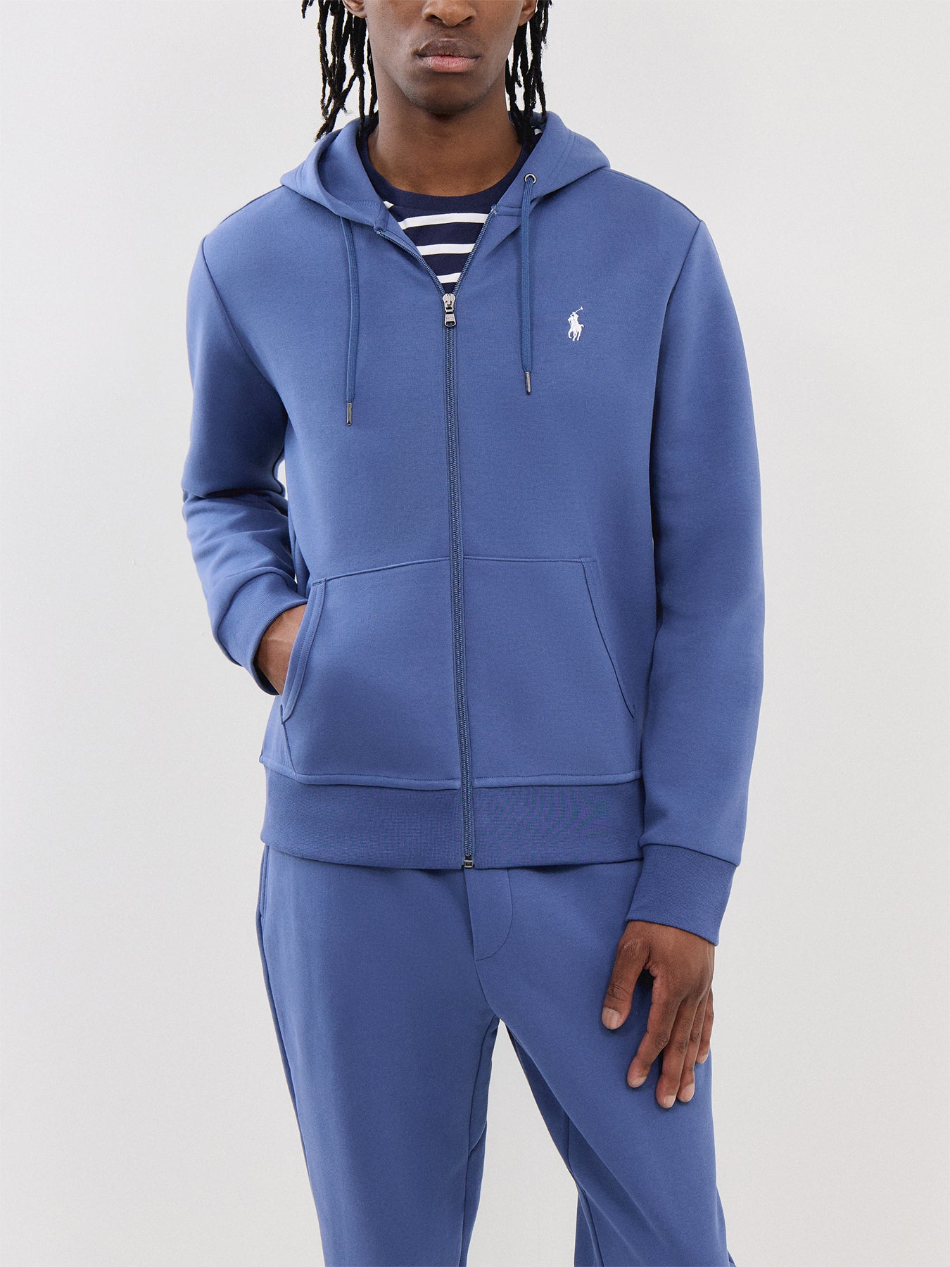 Double Knit Zip Up Hoodie