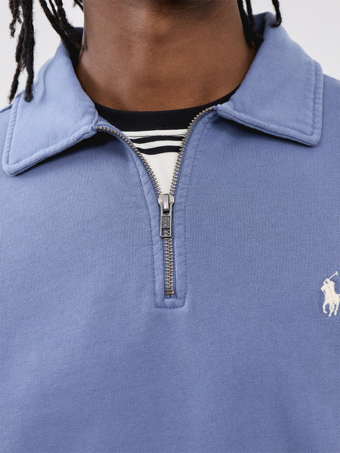Loopback Terry Roo Pocket 1/4 Zip Sweatshirt