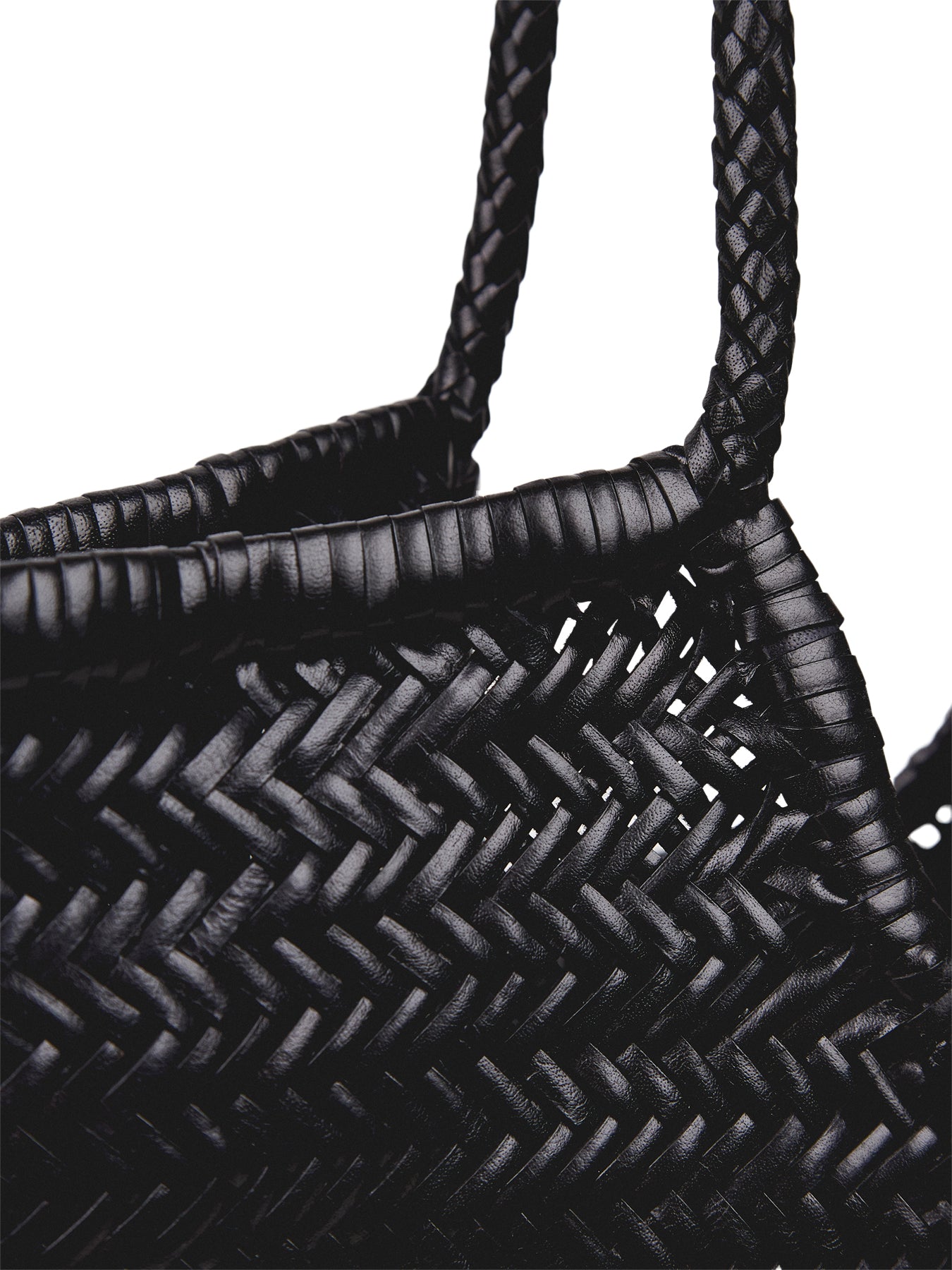Woven Diagonal Bag