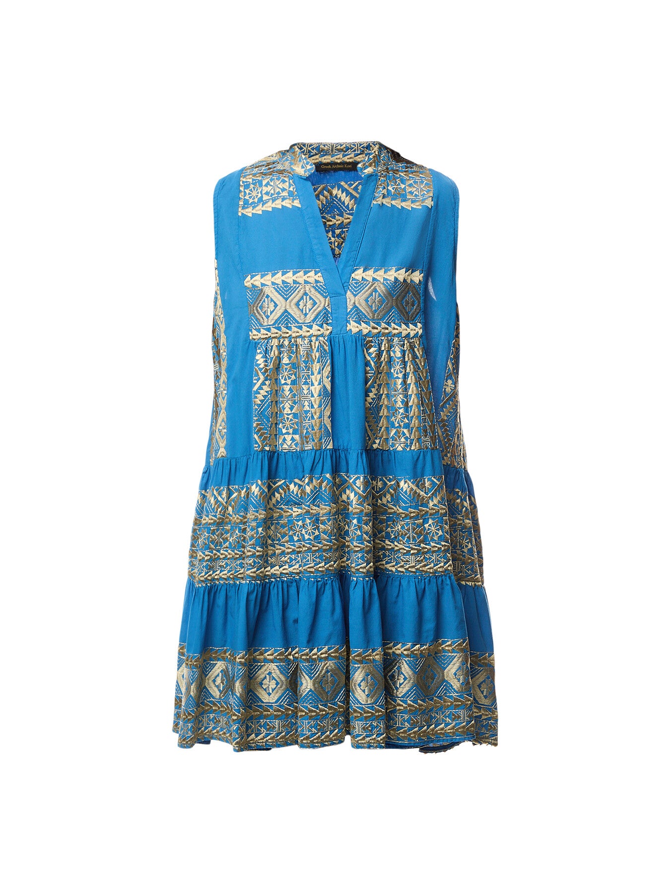 Cotton Classic Triangle Sleeveless Mini Dress