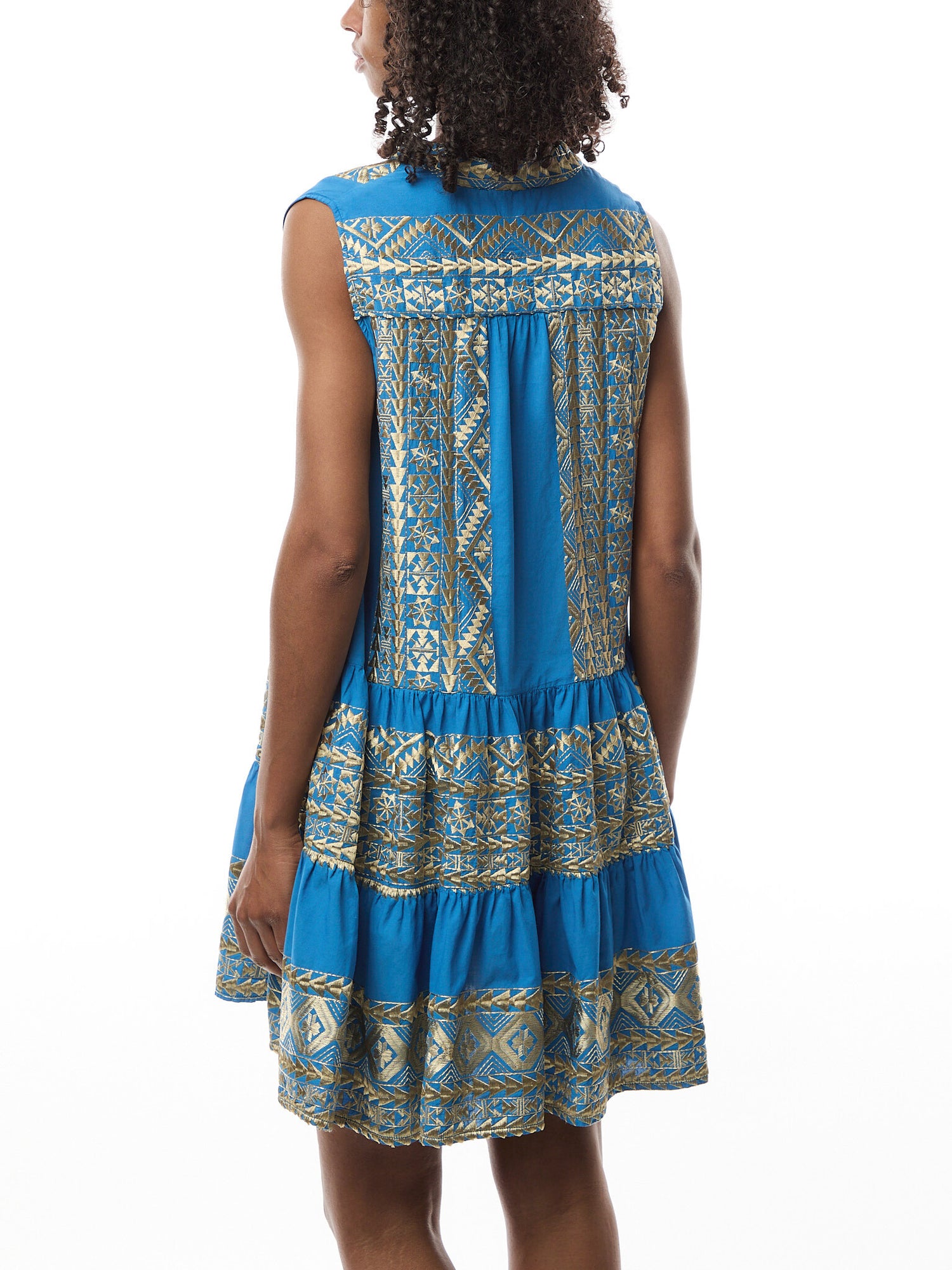 Cotton Classic Triangle Sleeveless Mini Dress