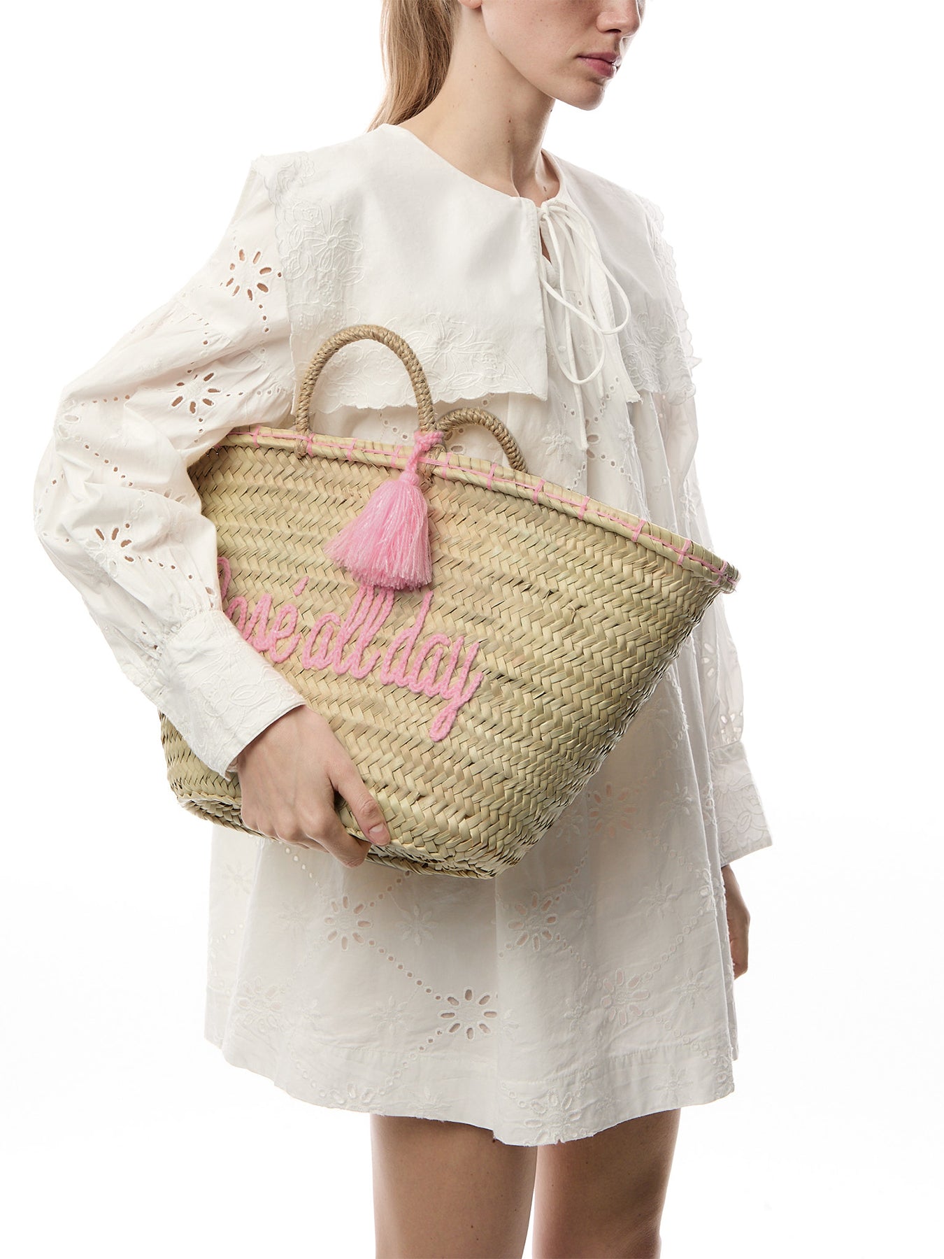 Rose All Day Slogan Basket