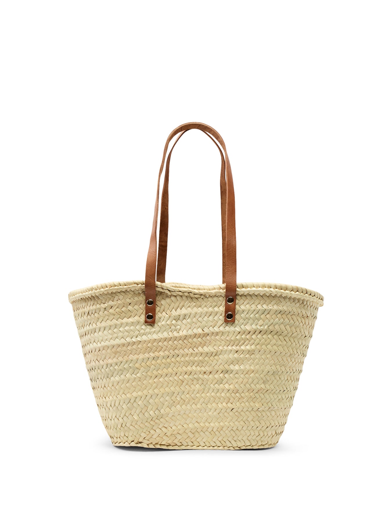 Long Handle Raffia Basket