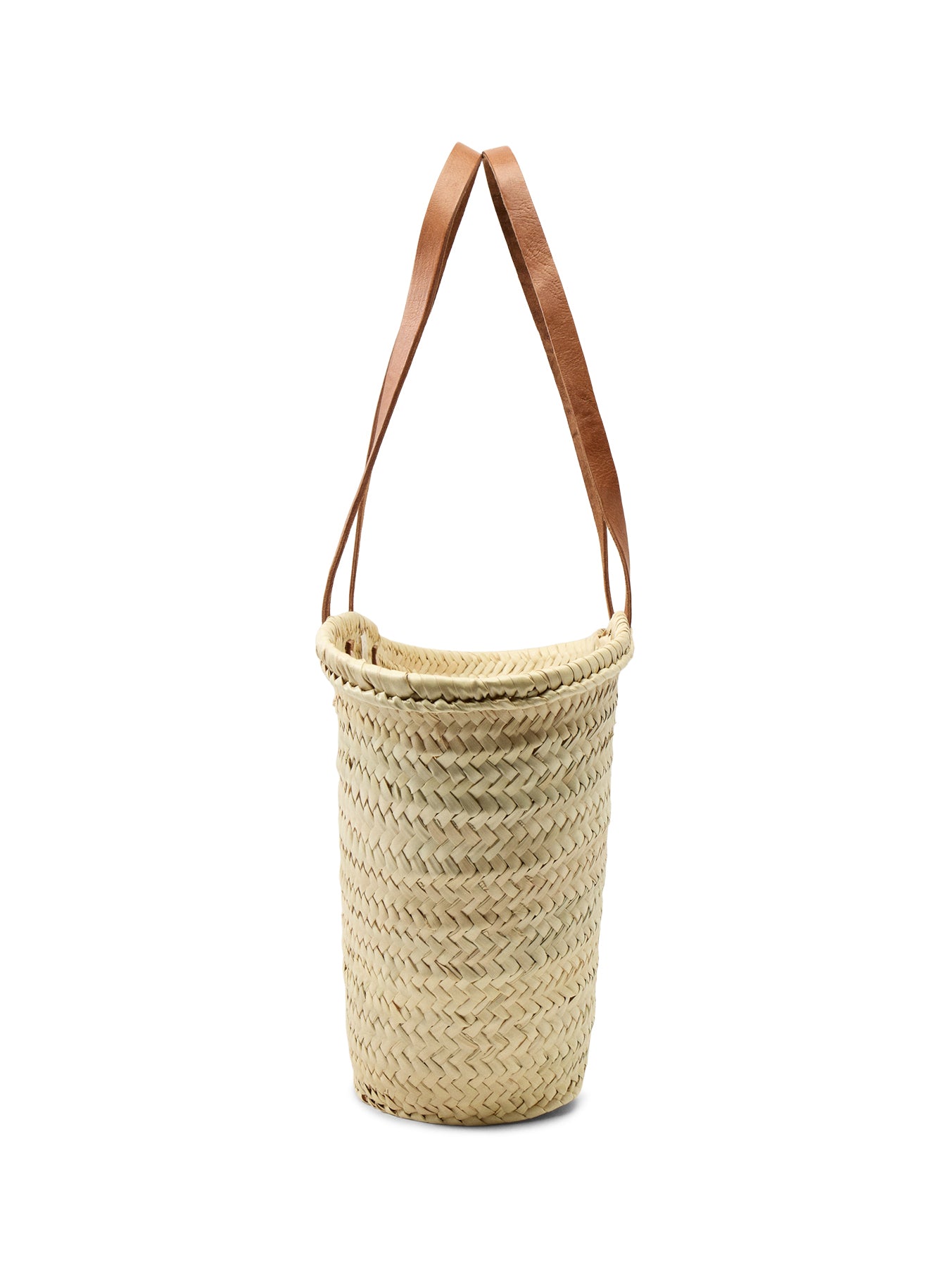 Long Handle Raffia Basket