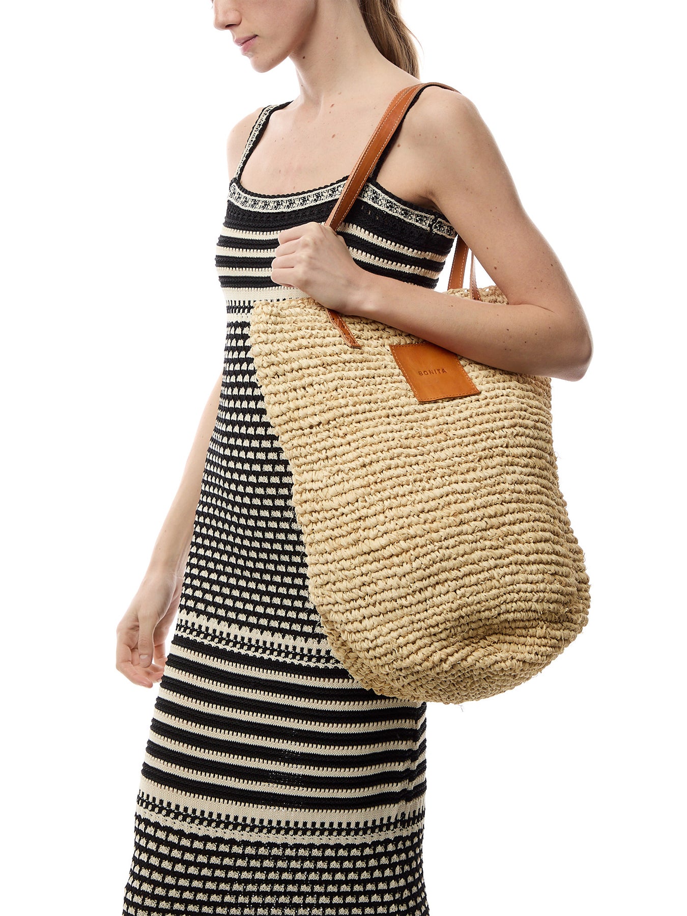 Raffia Tote Shopper