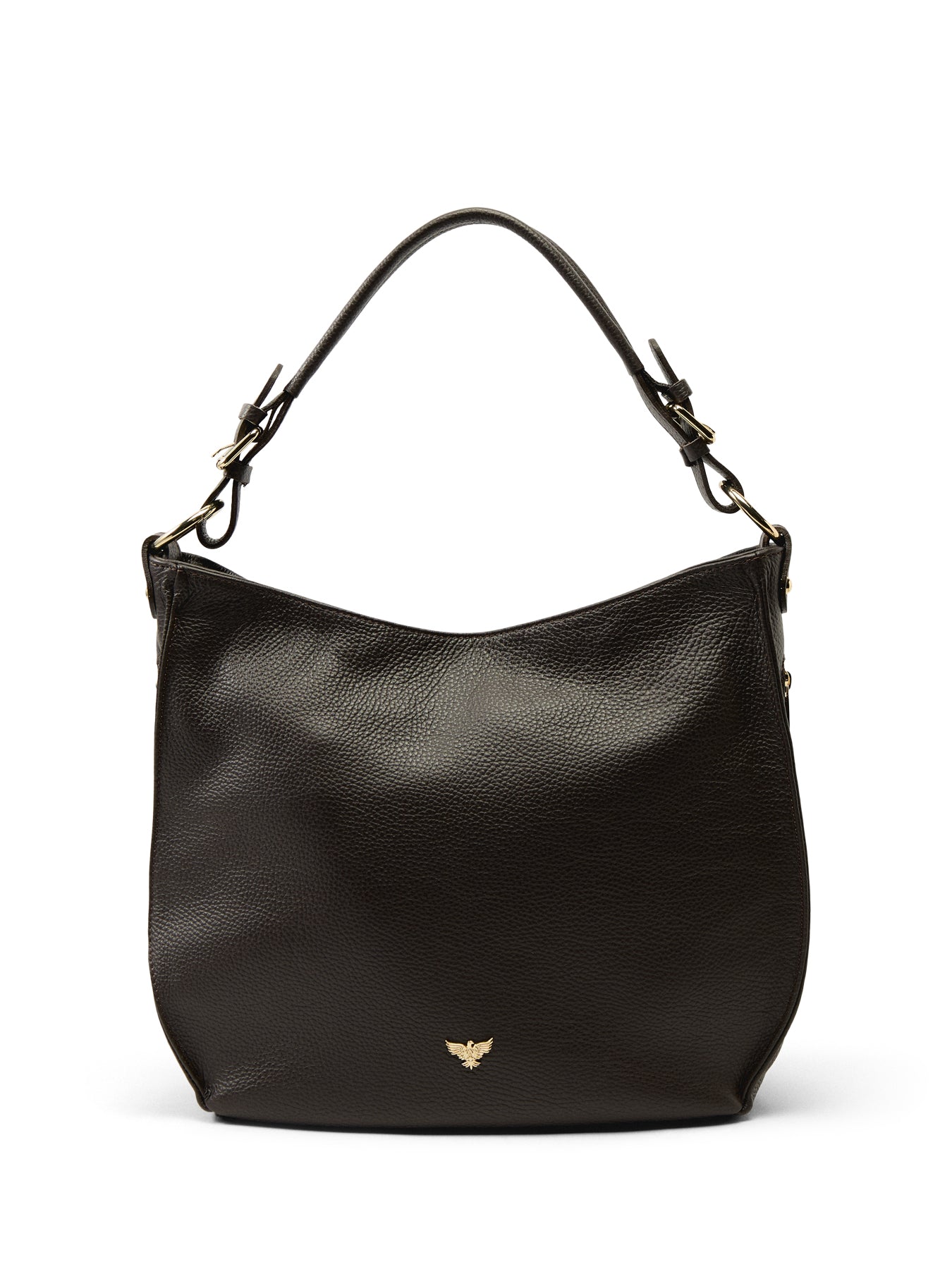 The harriet Chocolate Leather Bag