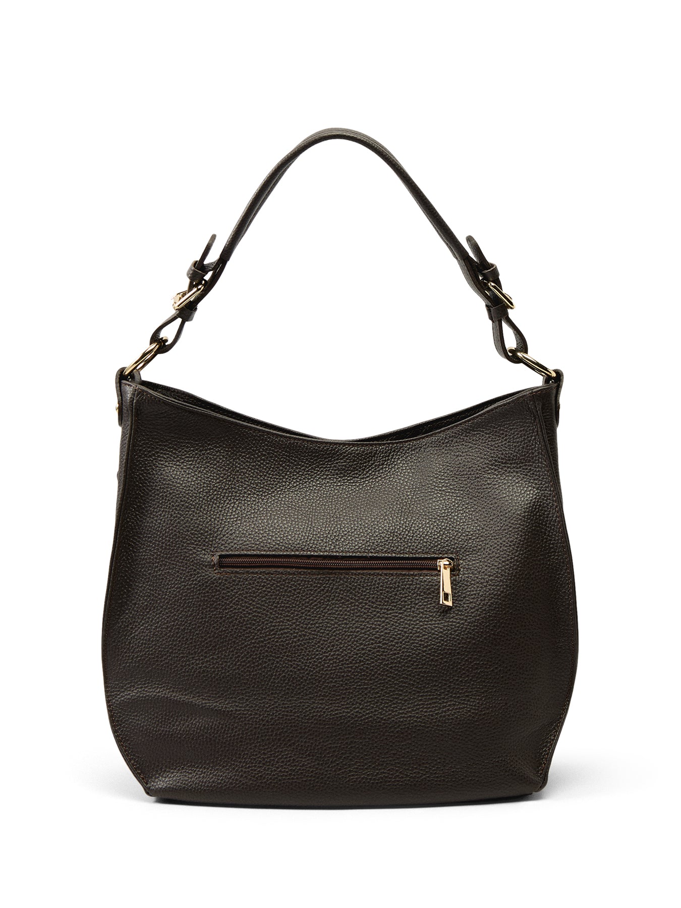 The harriet Chocolate Leather Bag
