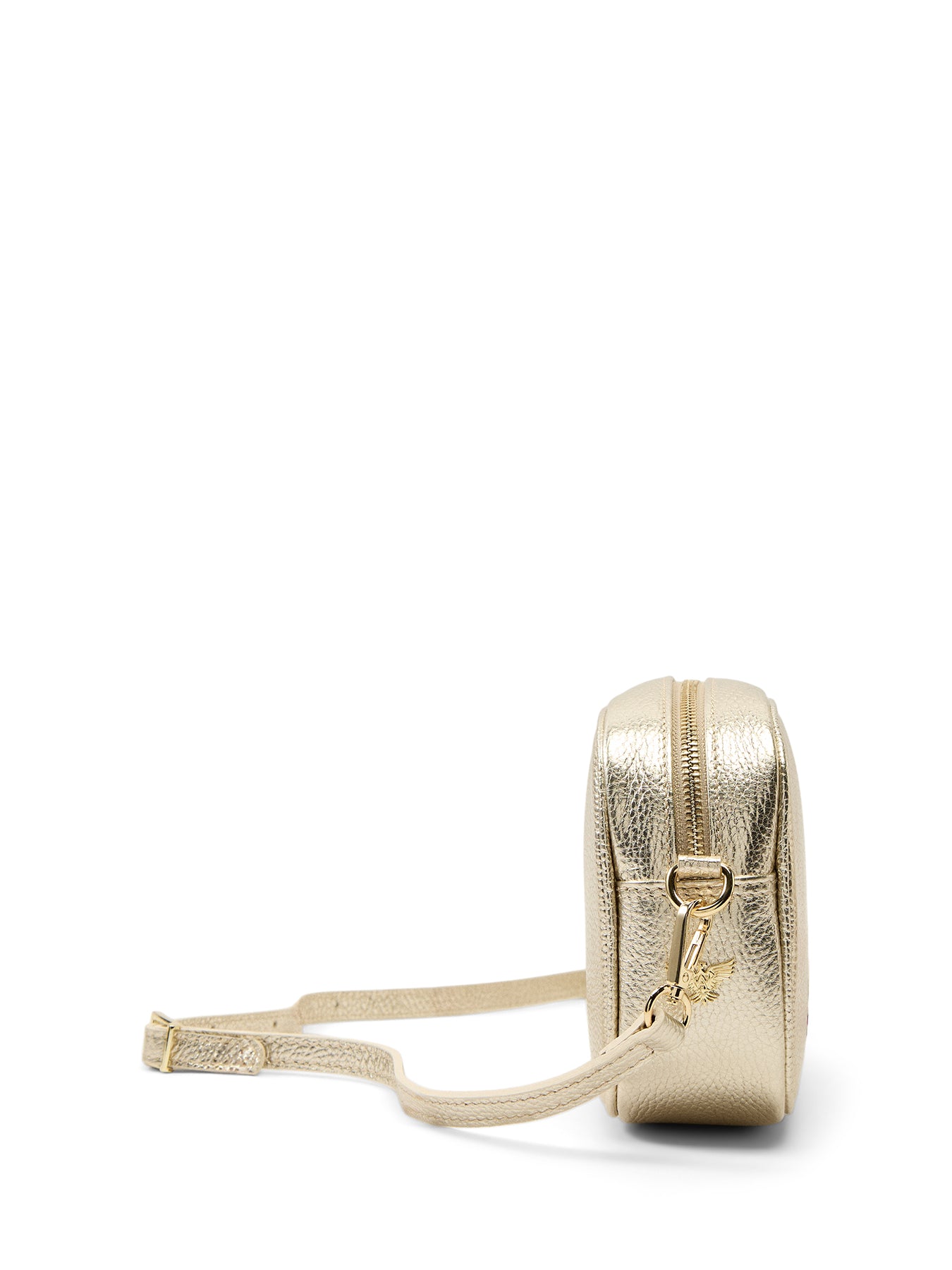 The Tassel Gold Leather Crossbody Bag