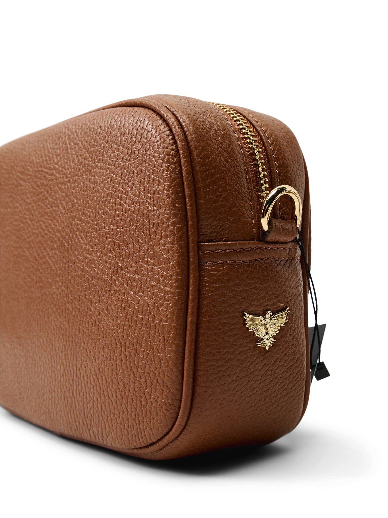 The Tassel Tan Leather Crossbody Bag