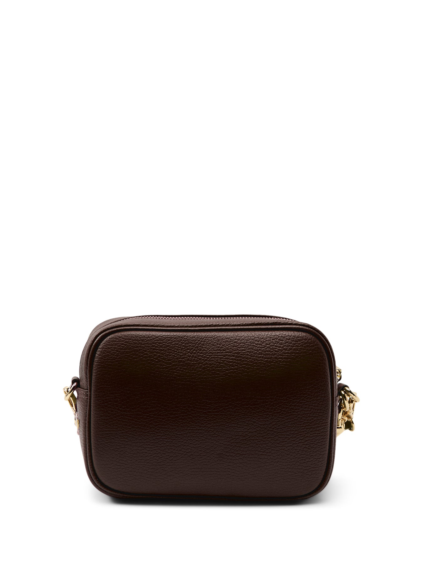 The Tassel Chocolate Leather Crossbody Bag