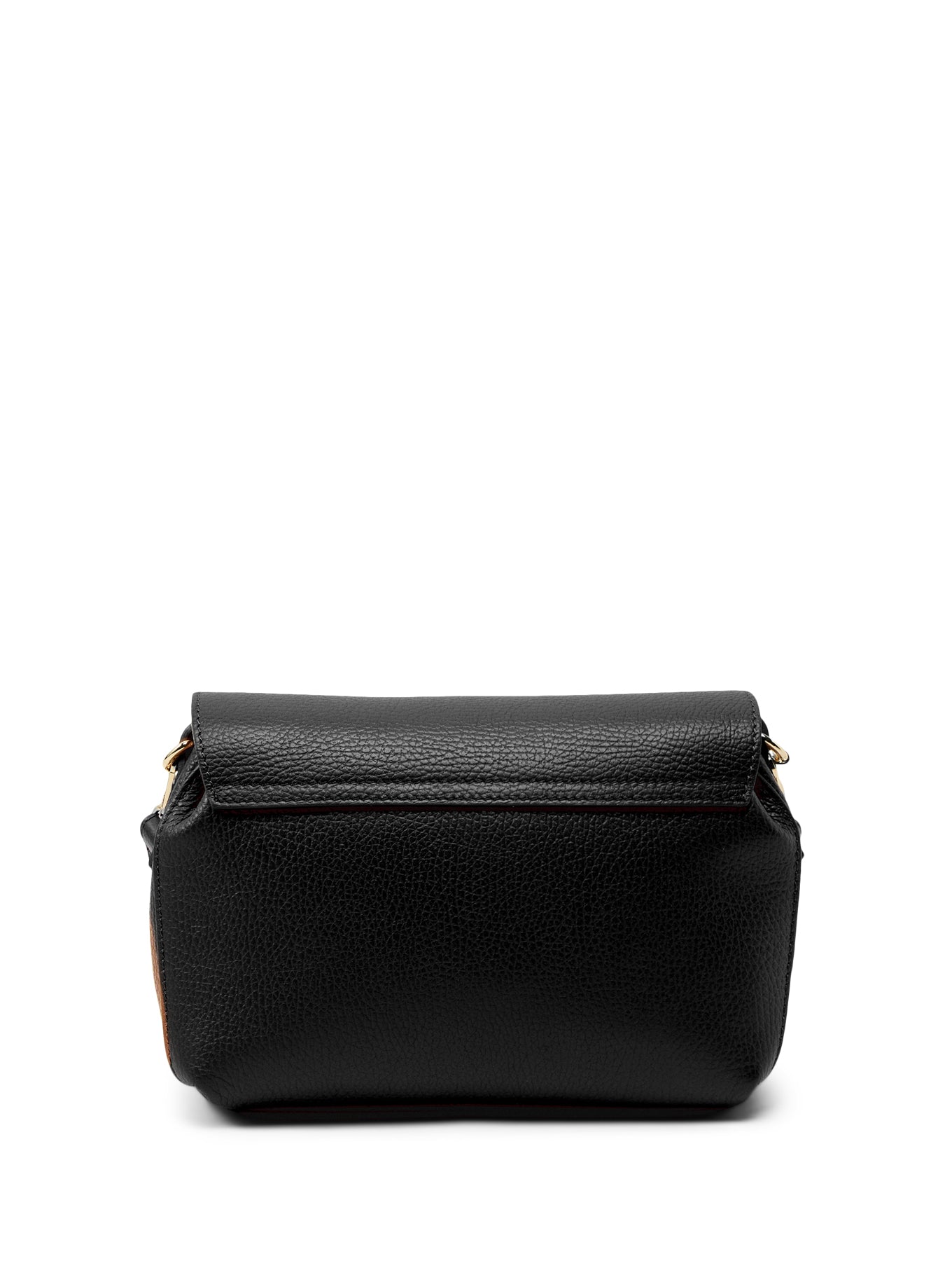 The Maddie Midi Black Leather Bag