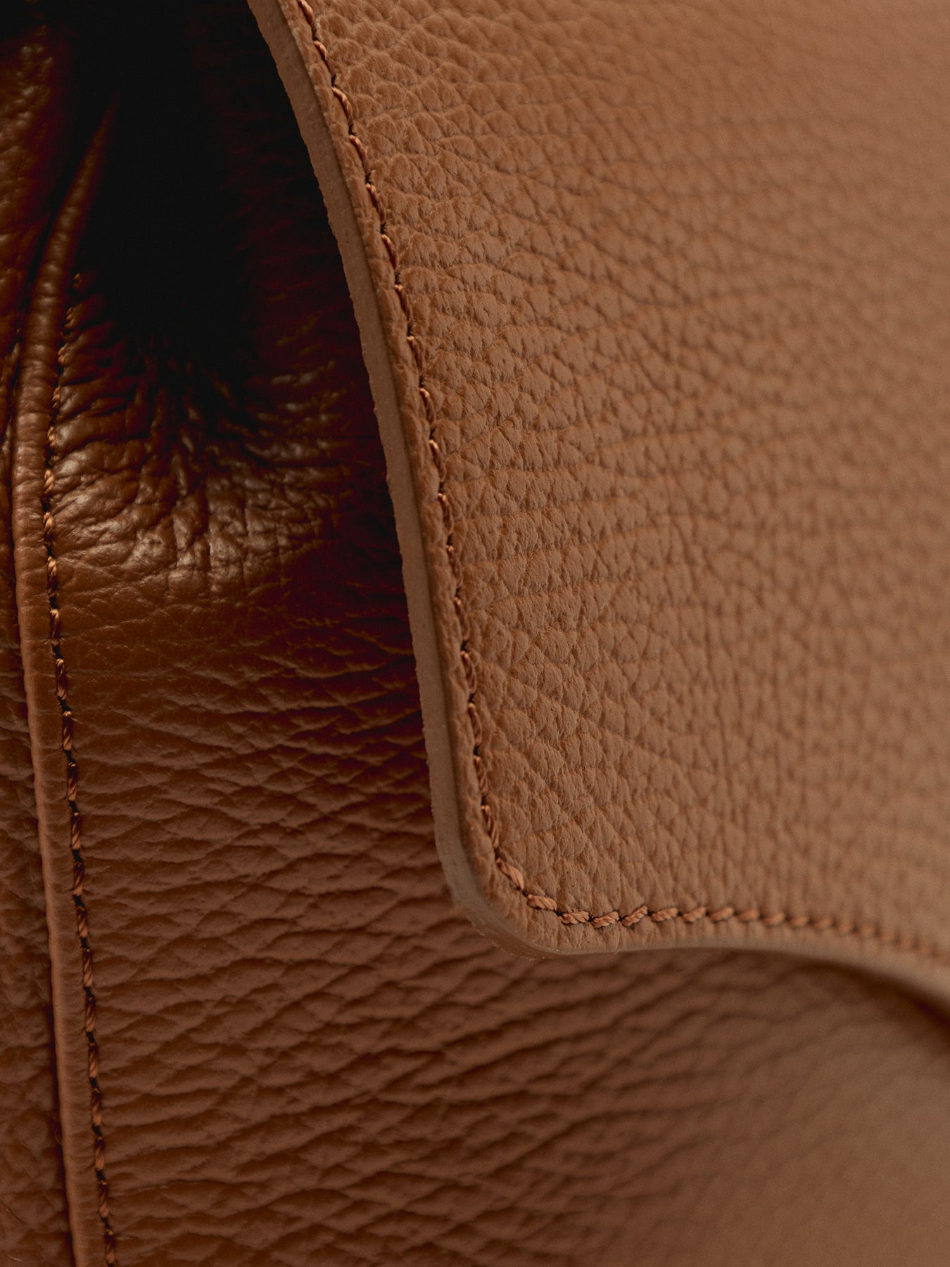 The Maddie Midi Tan Leather Bag