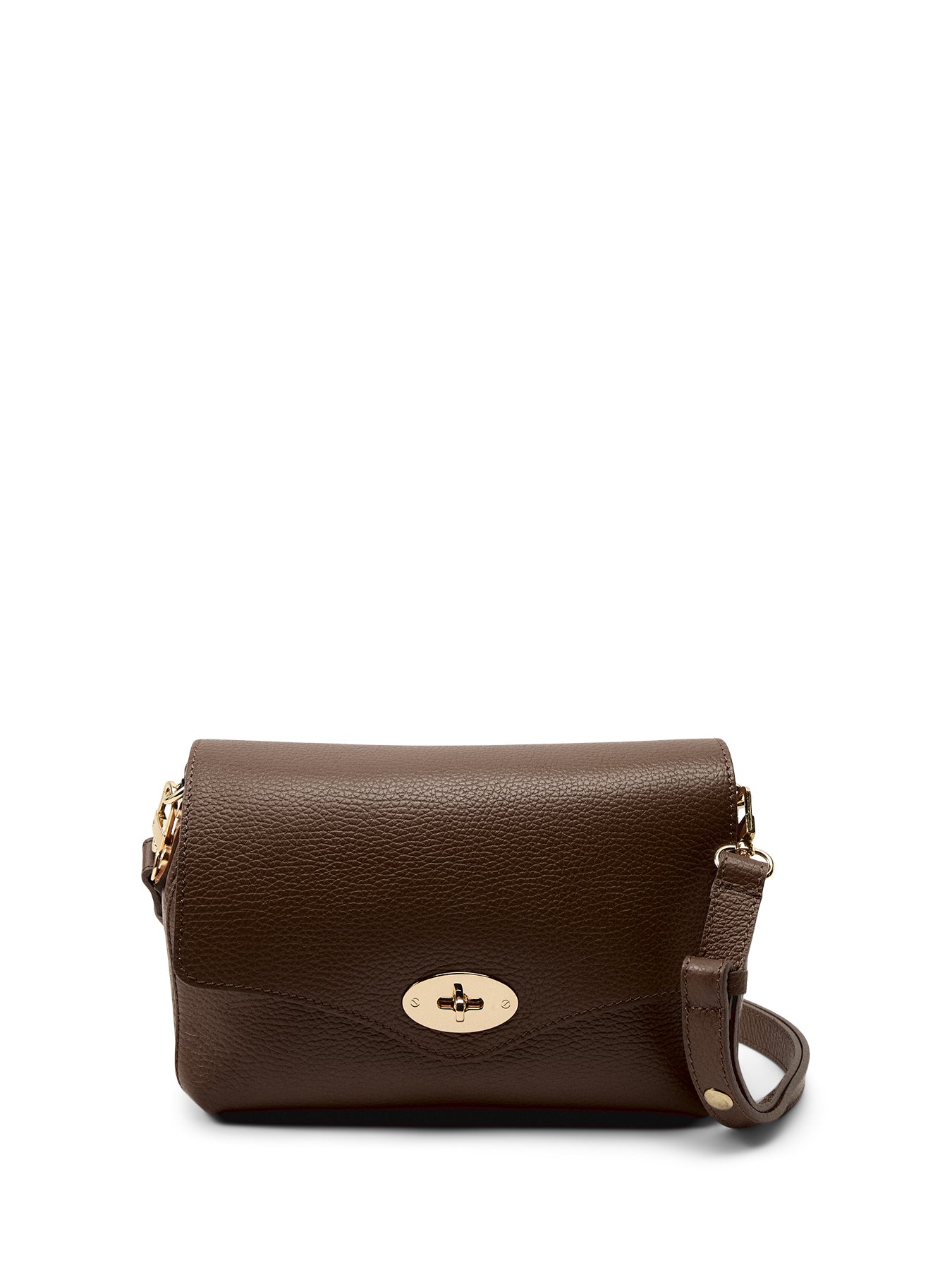 The Maddie Midi Chocolate Leather Bag