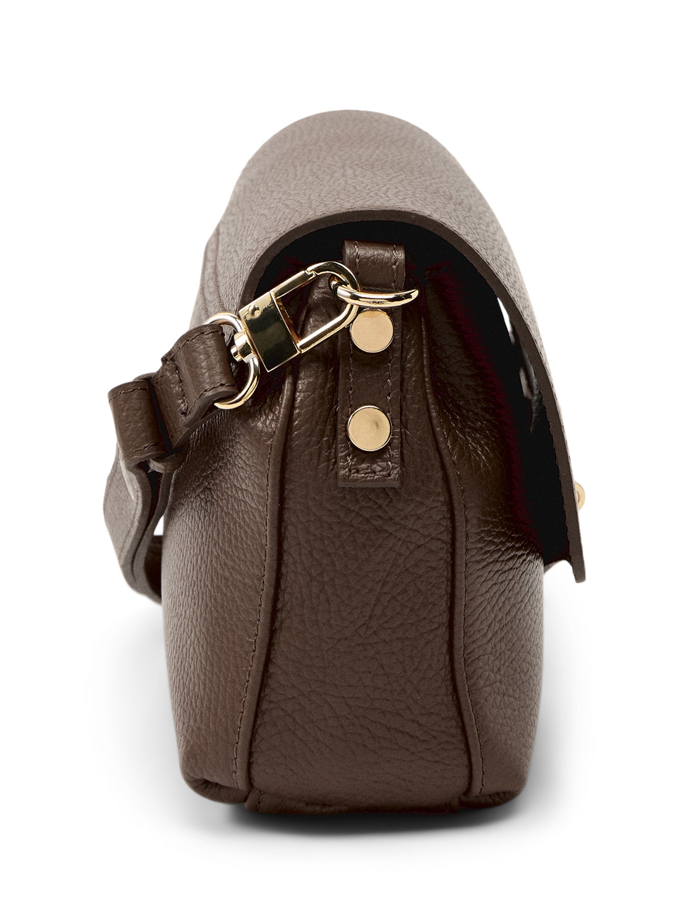 maddie マディ　チャコール The Maddie Midi Chocolate Leather Bag – Fenwick