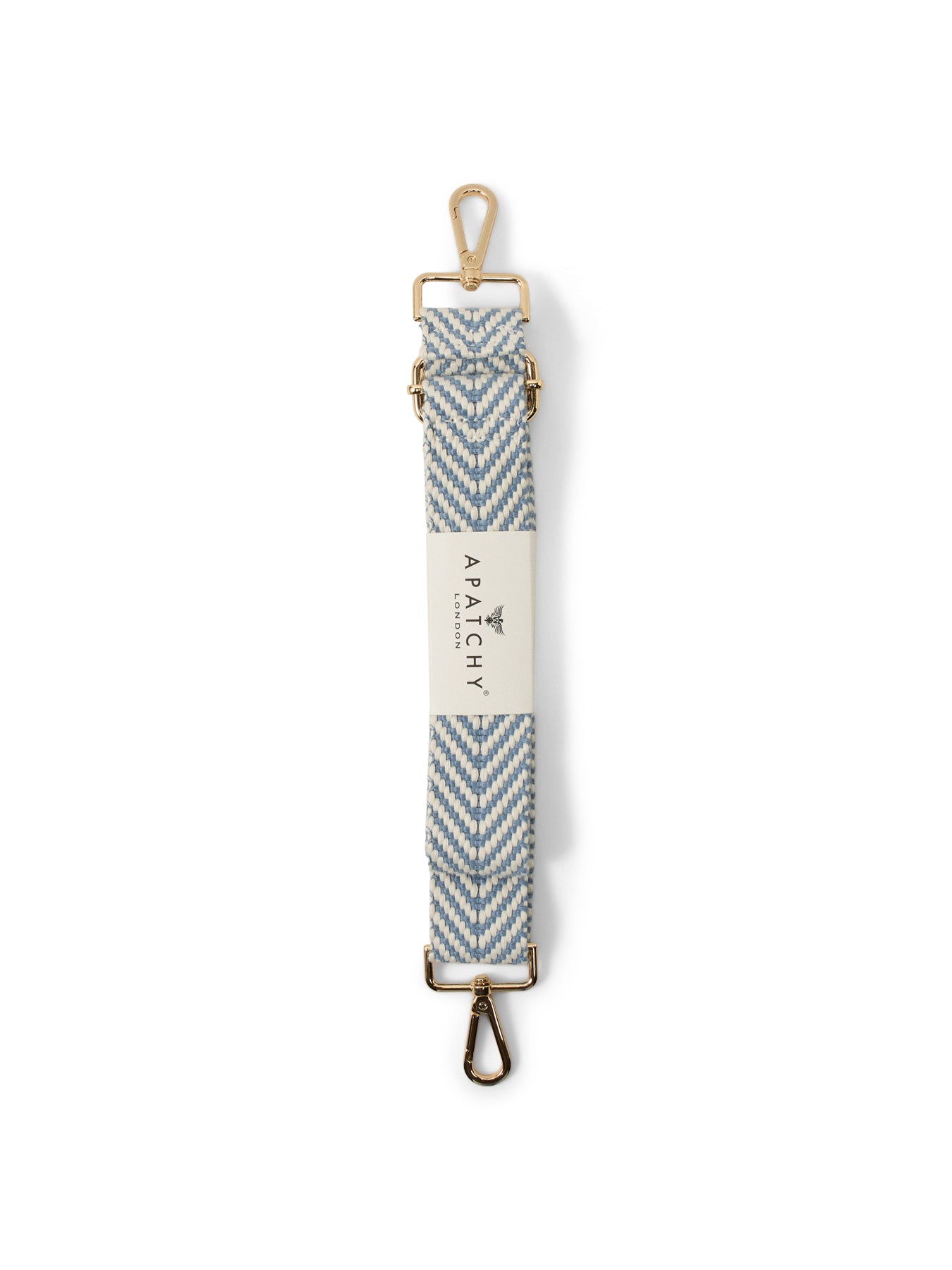 Denim Blue Chevron Strap