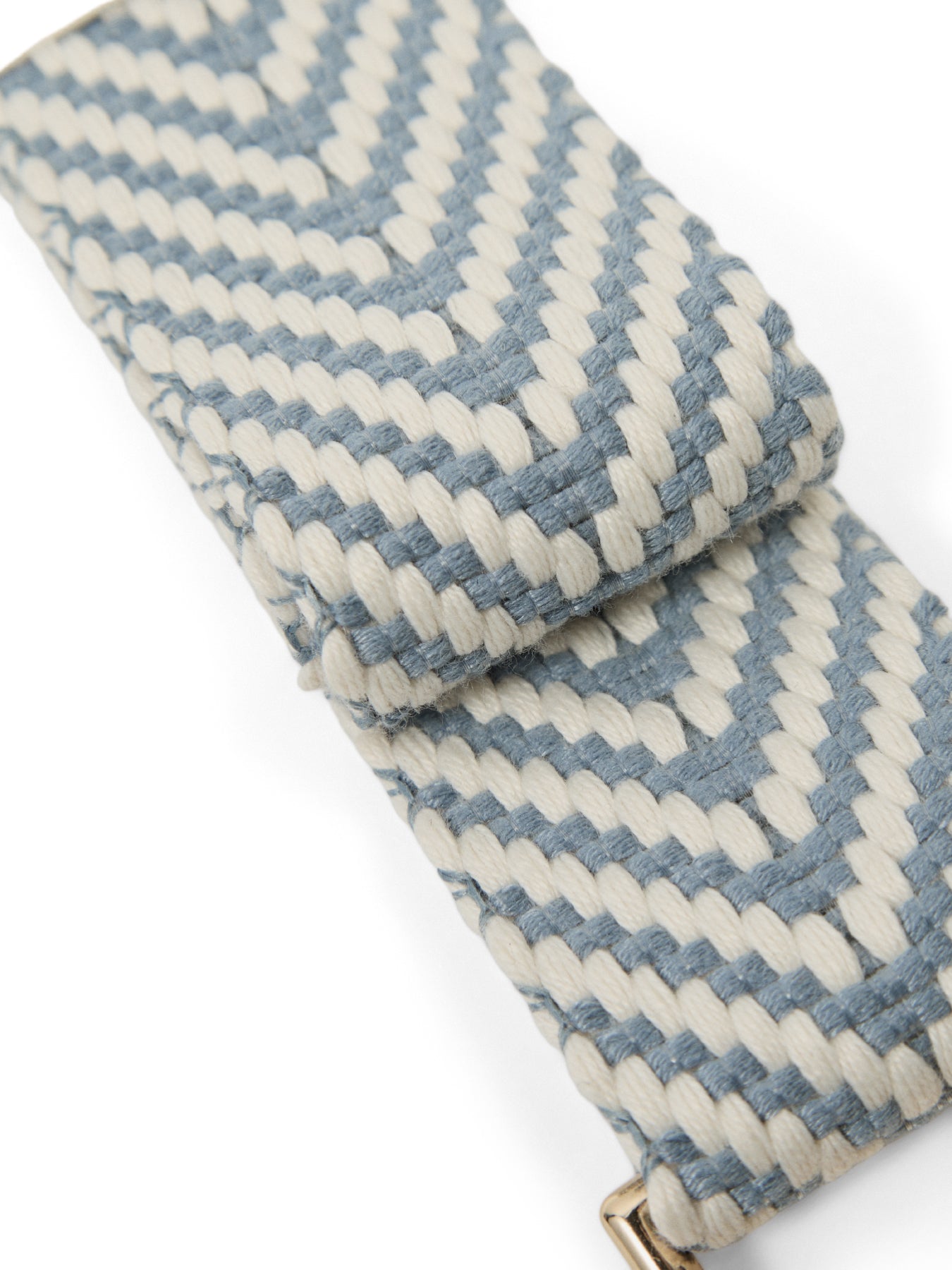Denim Blue Chevron Strap