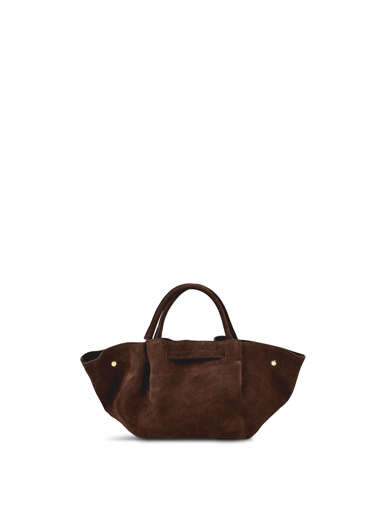 Feny Button Suede Top handle