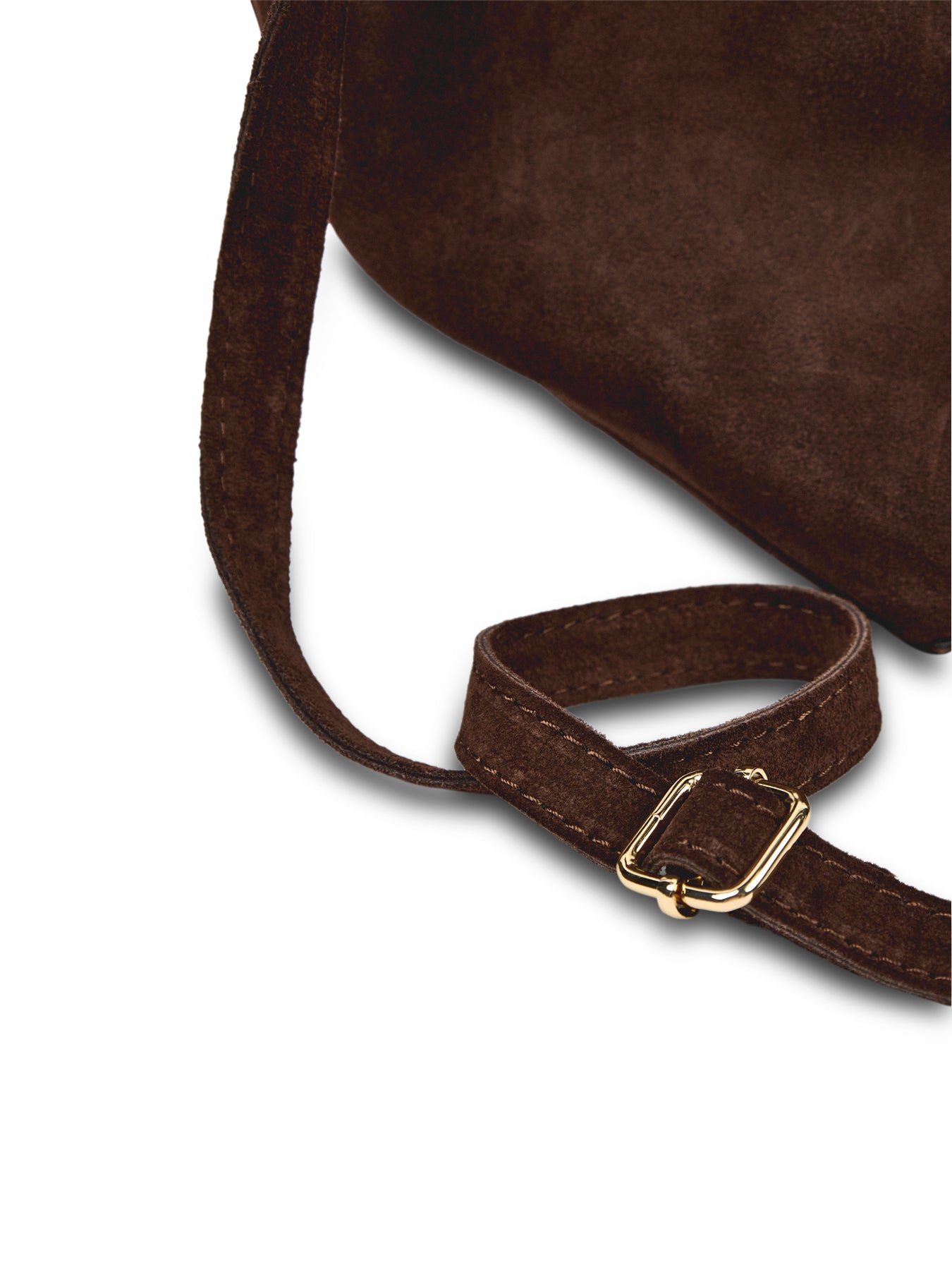 Feny Button Suede Top handle