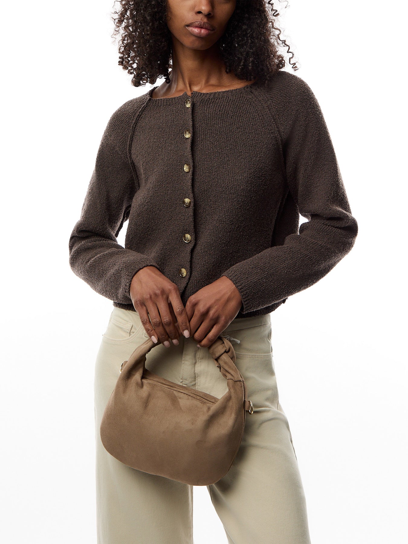 Small Suede Florentina Hobo