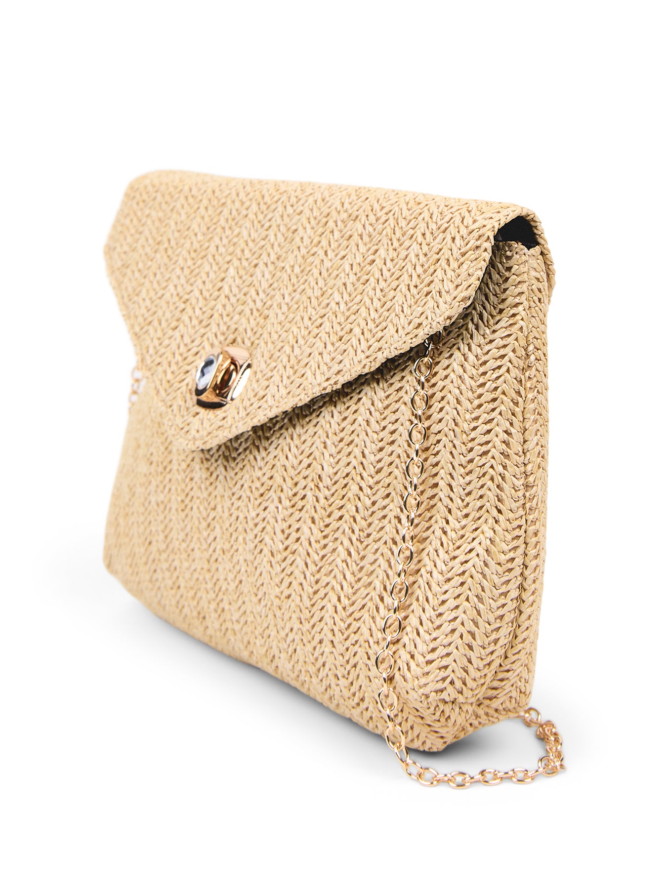 Raffia Clutch Bag
