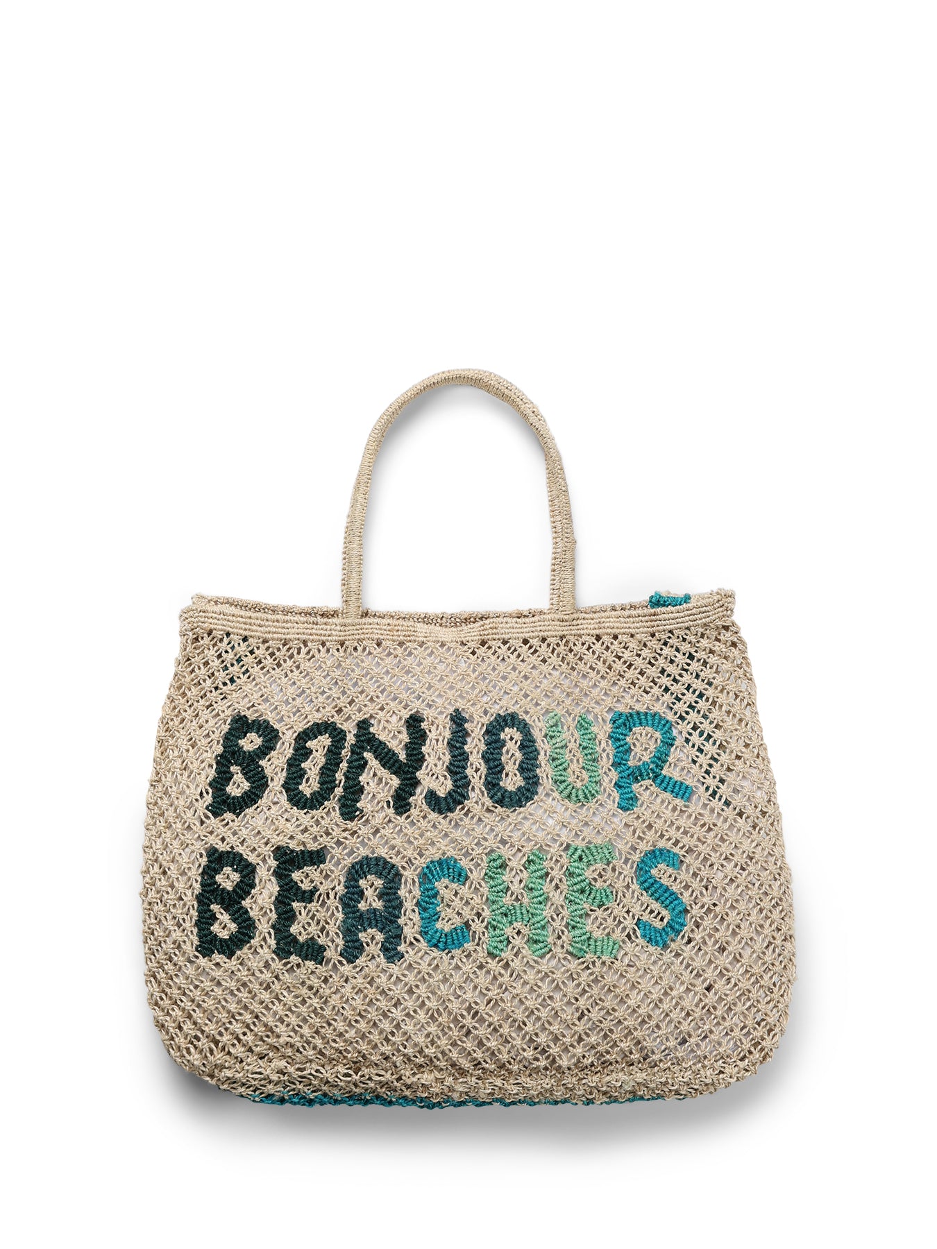 Bonjour Beaches Large Beach Bag