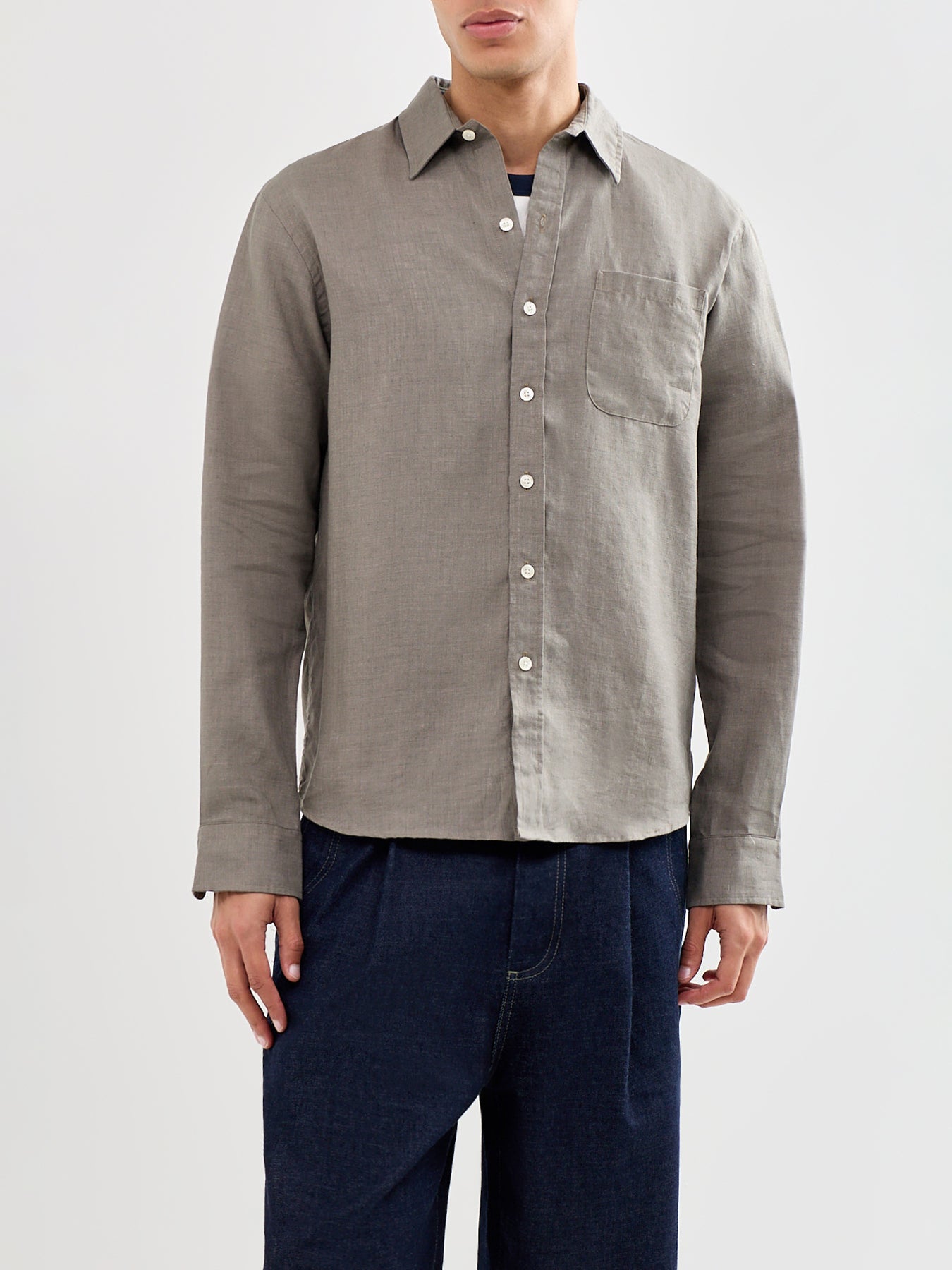 Linen Shirt Olive