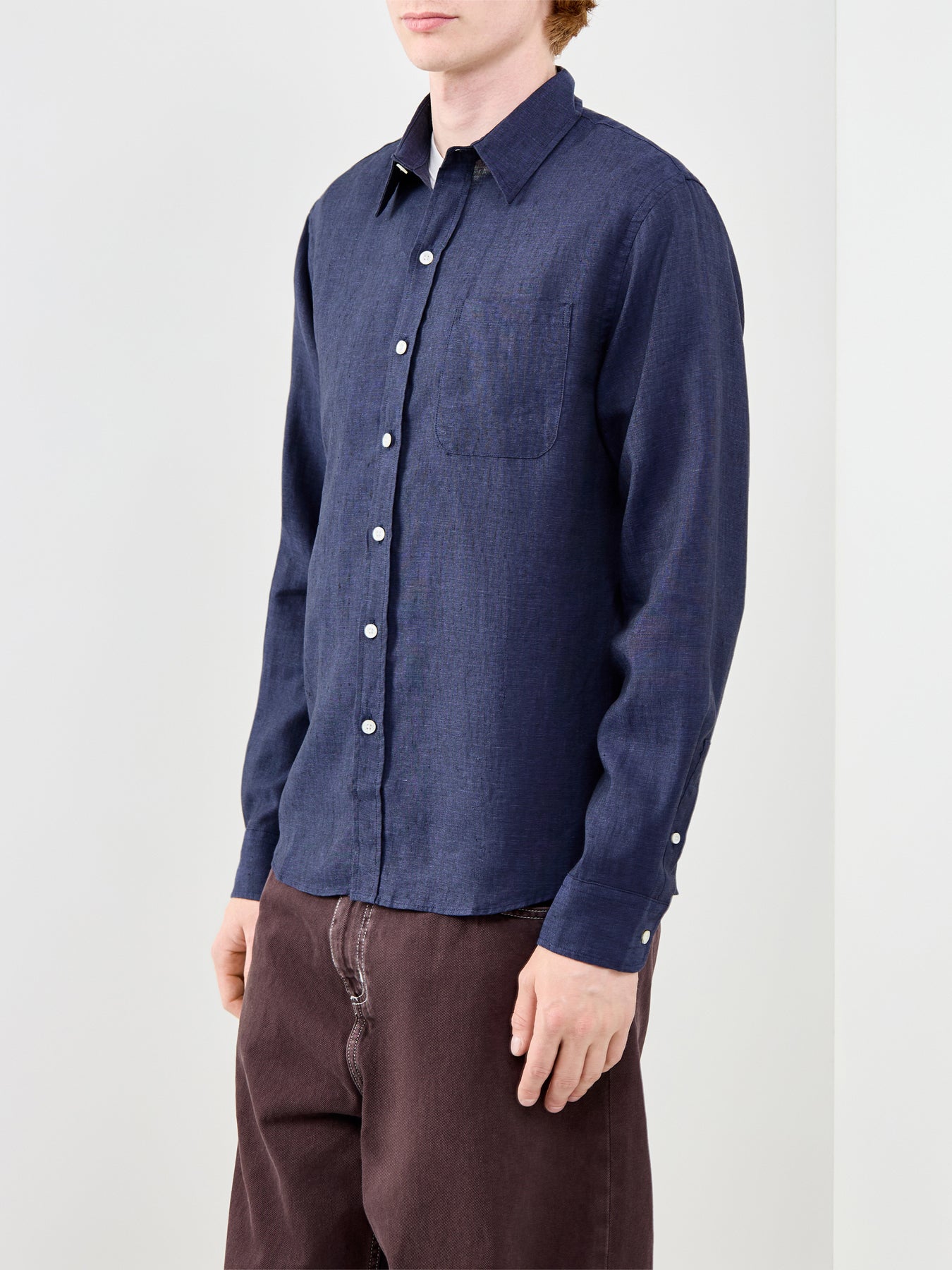 Linen Shirt Navy