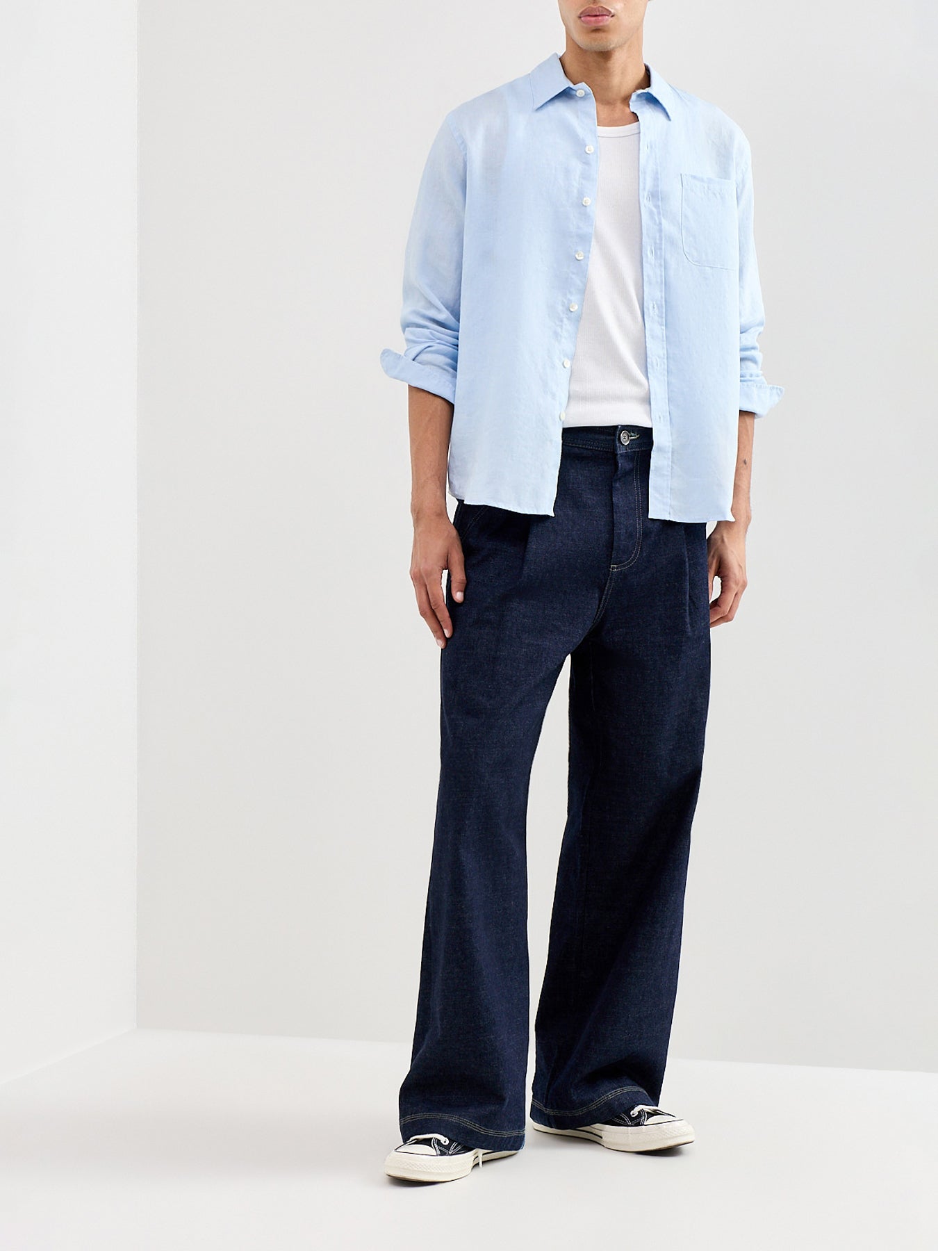 Linen Shirt Blue