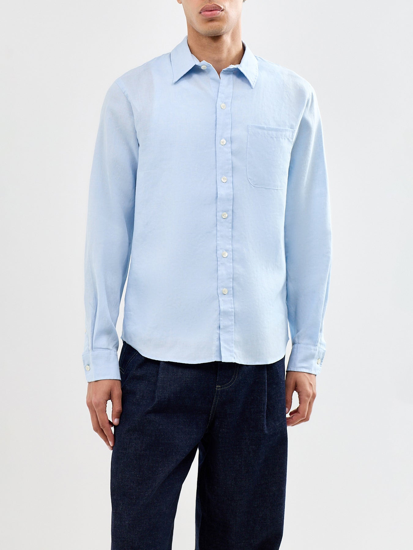 Linen Shirt Blue