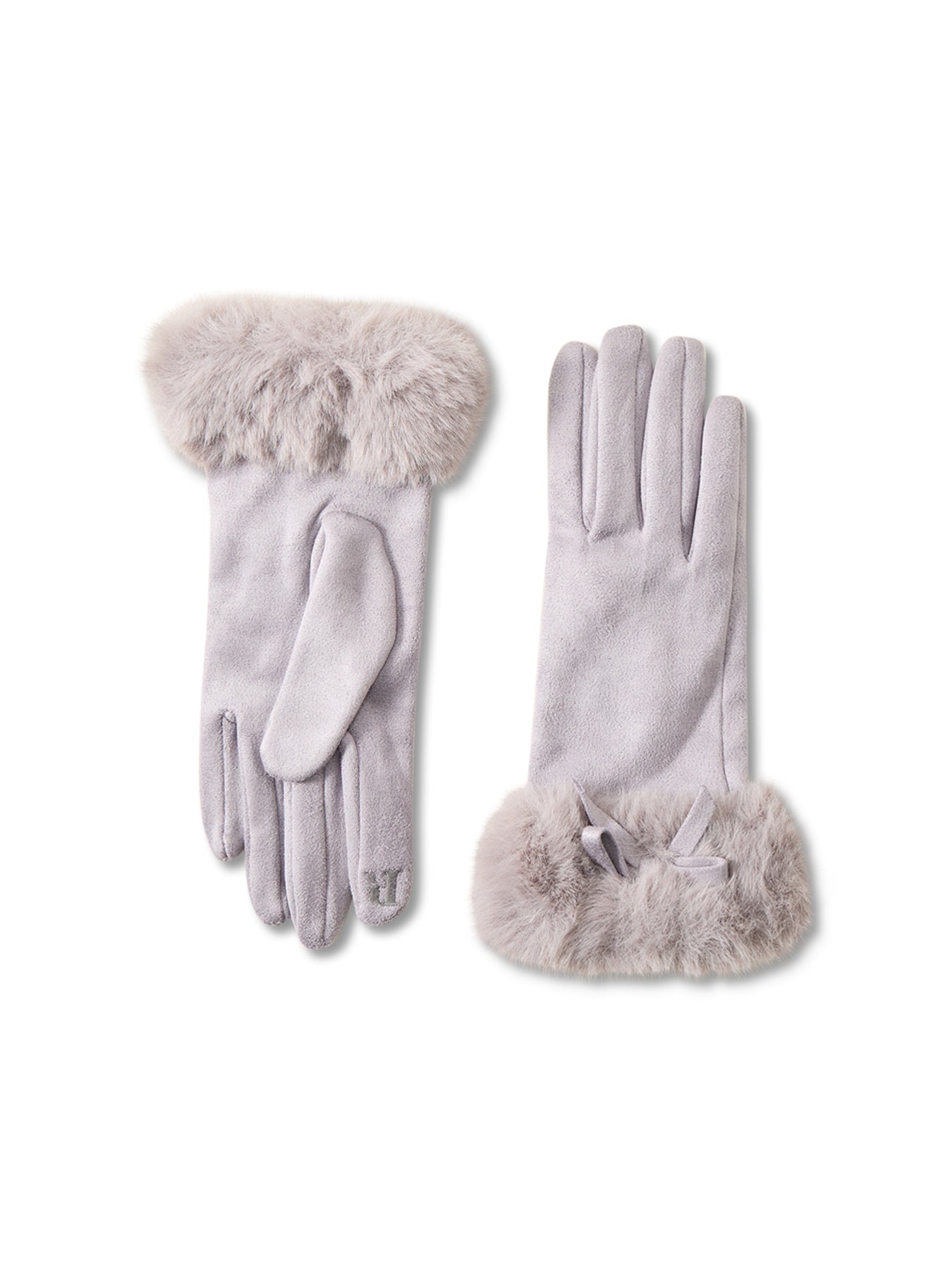 Elodie Shimmer Gloves Grey