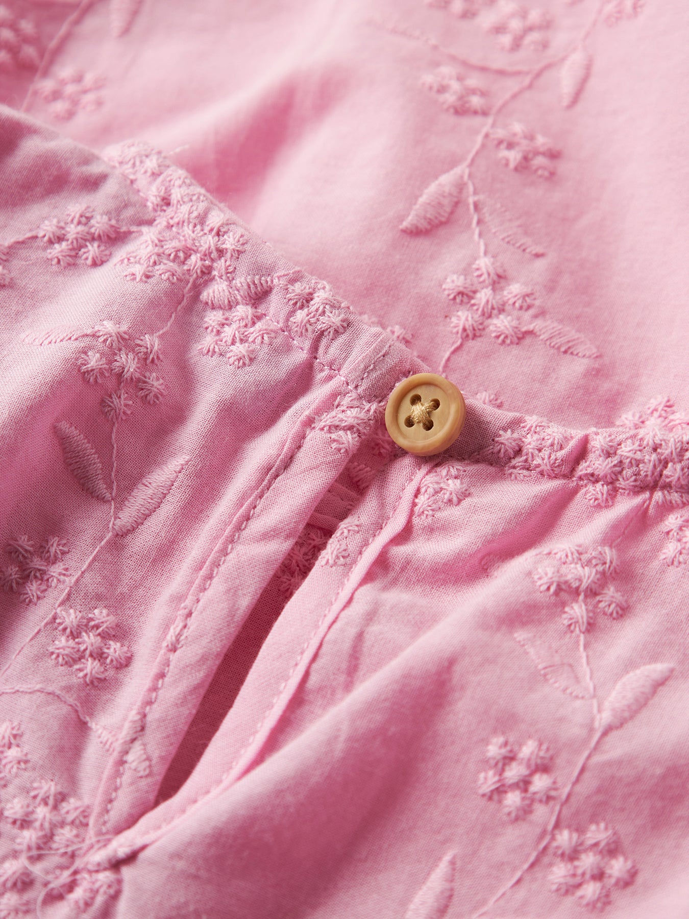 Organic Cotton Ruffle Sleeve Dress