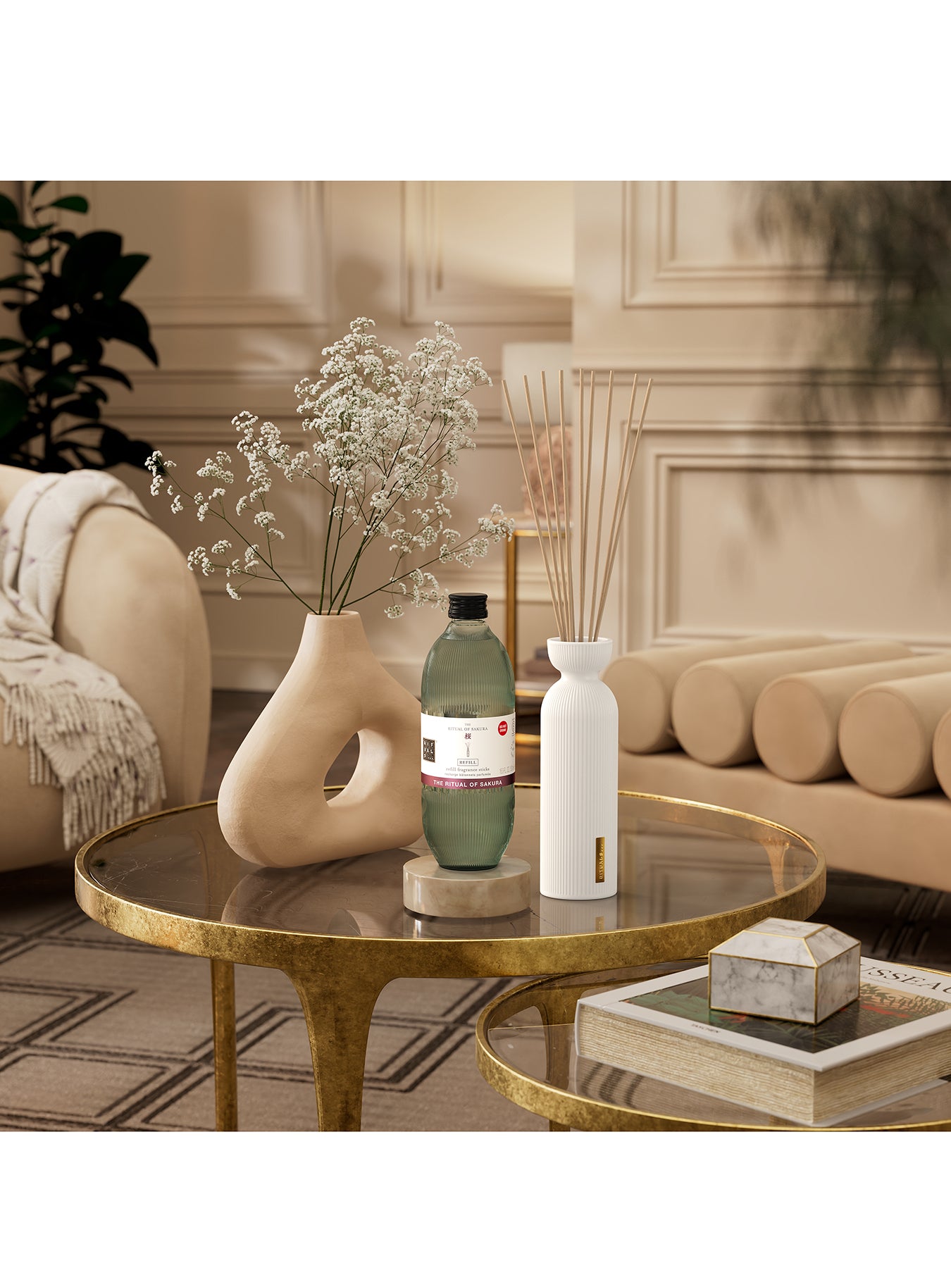 The Ritual of Sakura Refill Fragrance Sticks 500ml