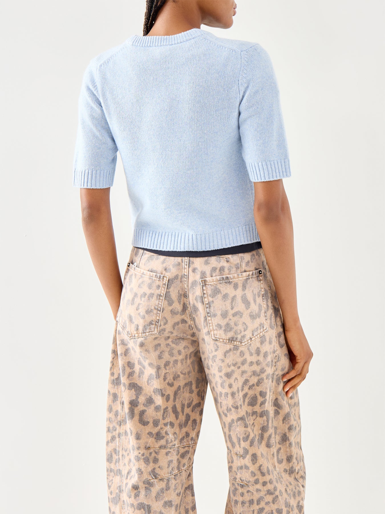 Future Wool Mix Short Sleeve Cardigan