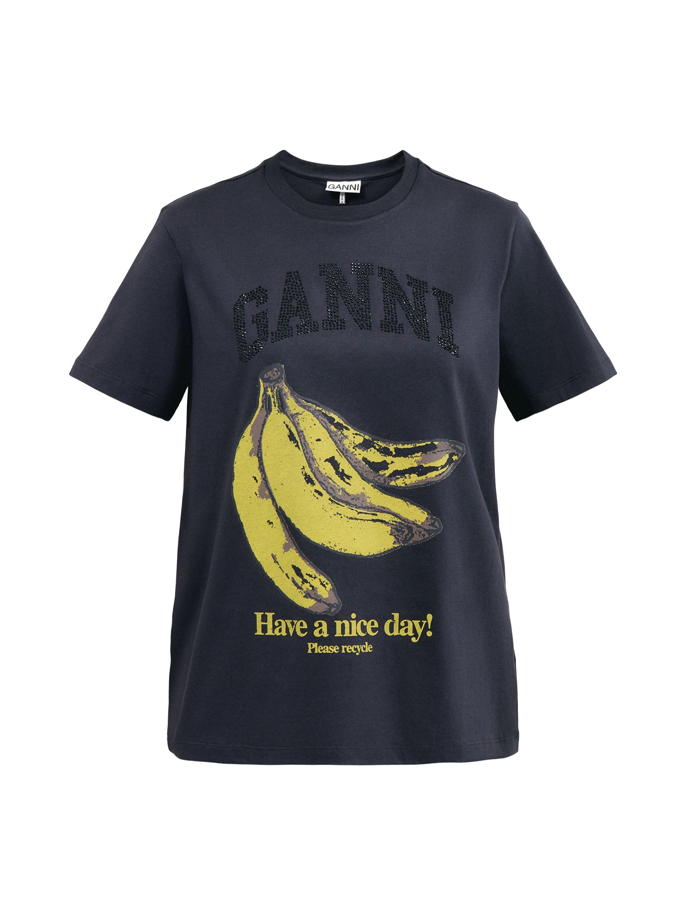 Basic Cotton Jersey Banana Relaxed T-shirt