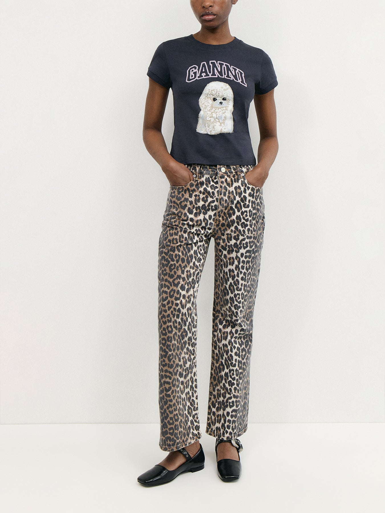 Basic Cotton Jersey Poodle Baby Fit T-shirt