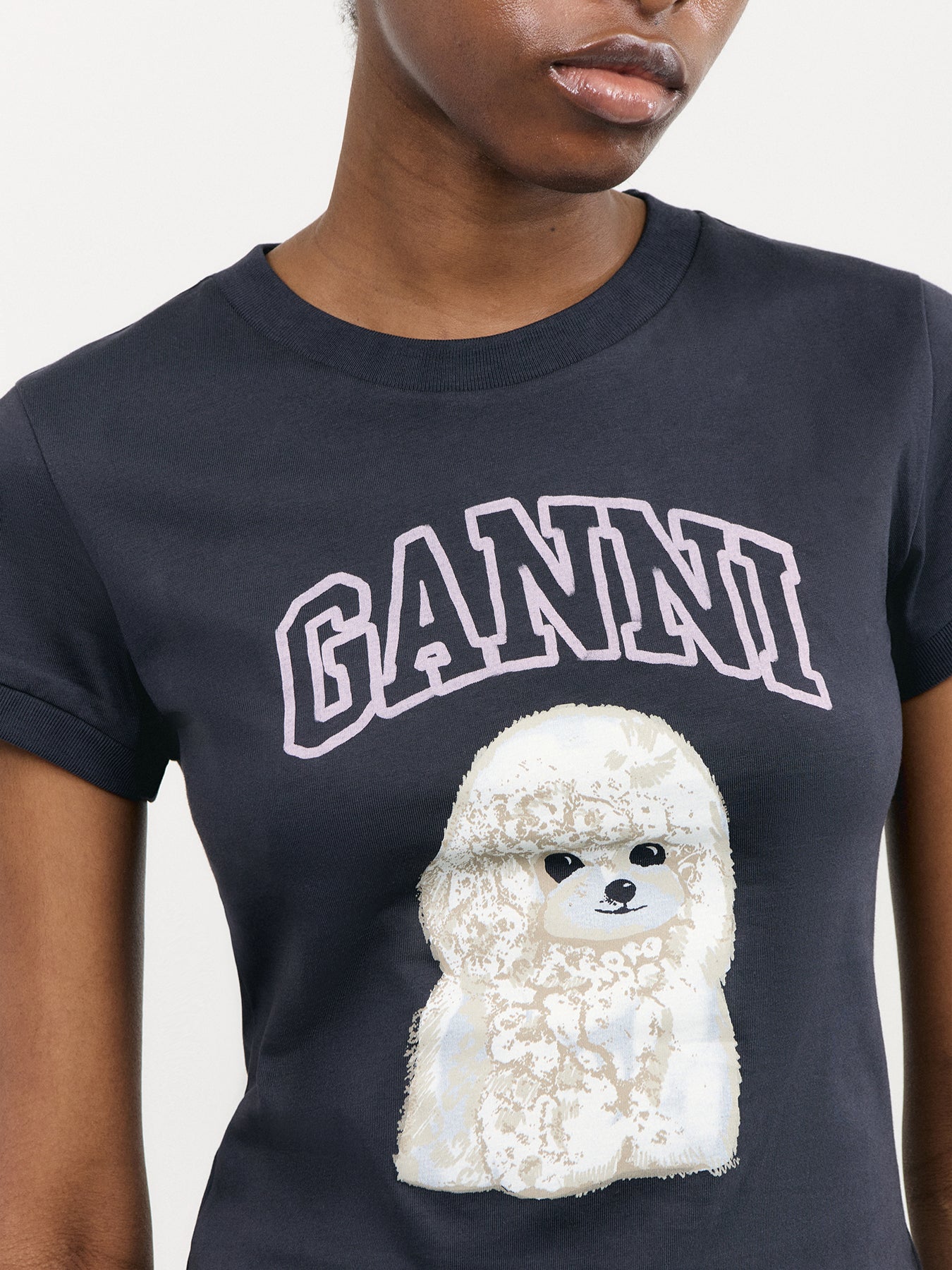 Basic Cotton Jersey Poodle Baby Fit T-shirt