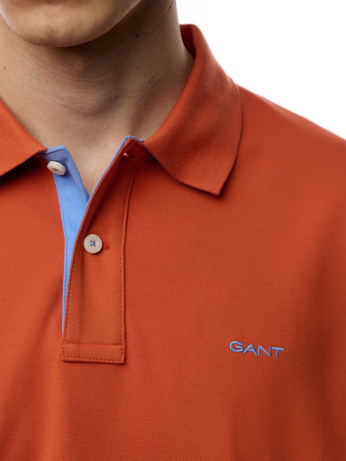 Contrast Piqué Polo Shirt