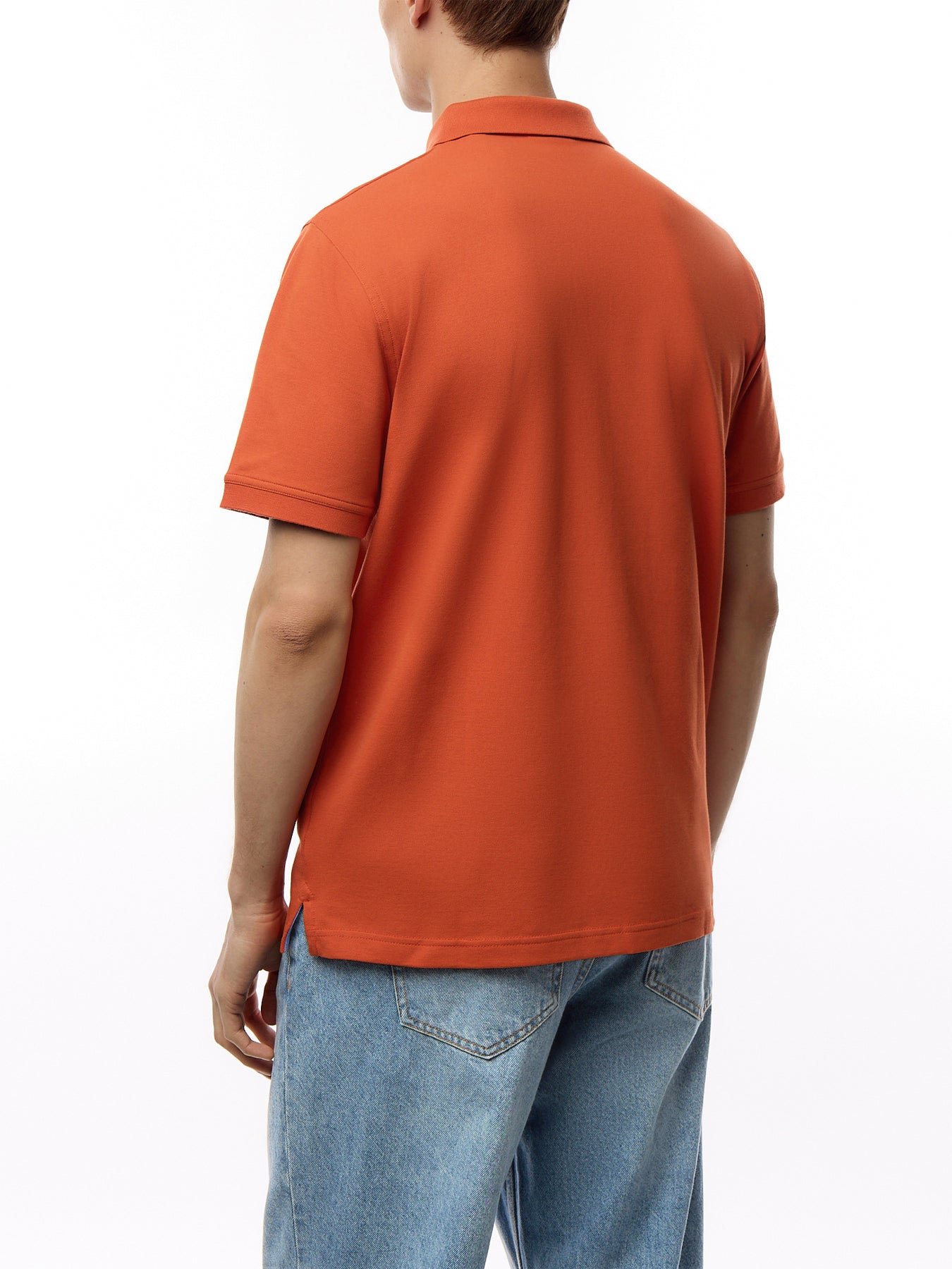 Contrast Piqué Polo Shirt