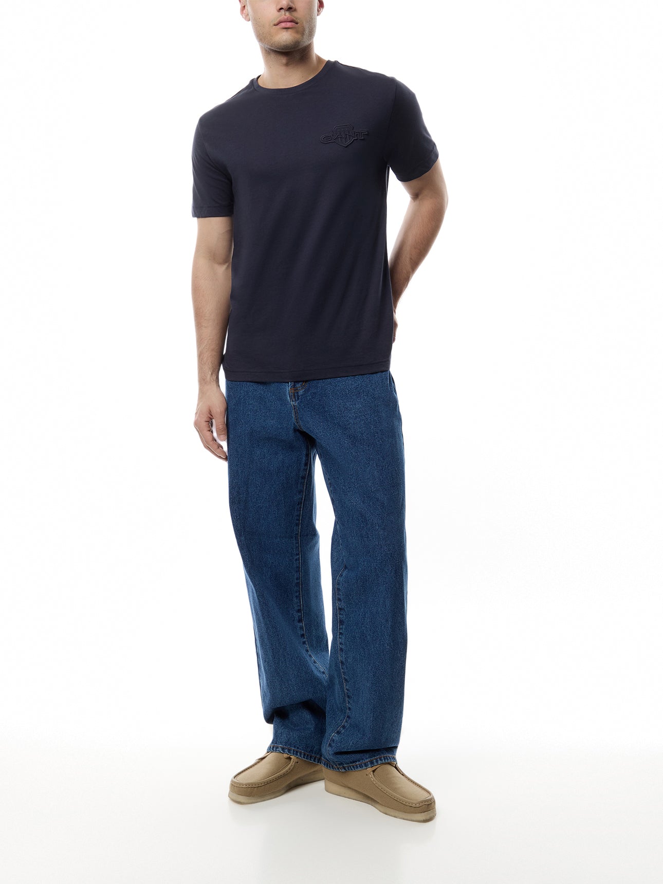 Tonal Shield Evening Blue T-Shirt