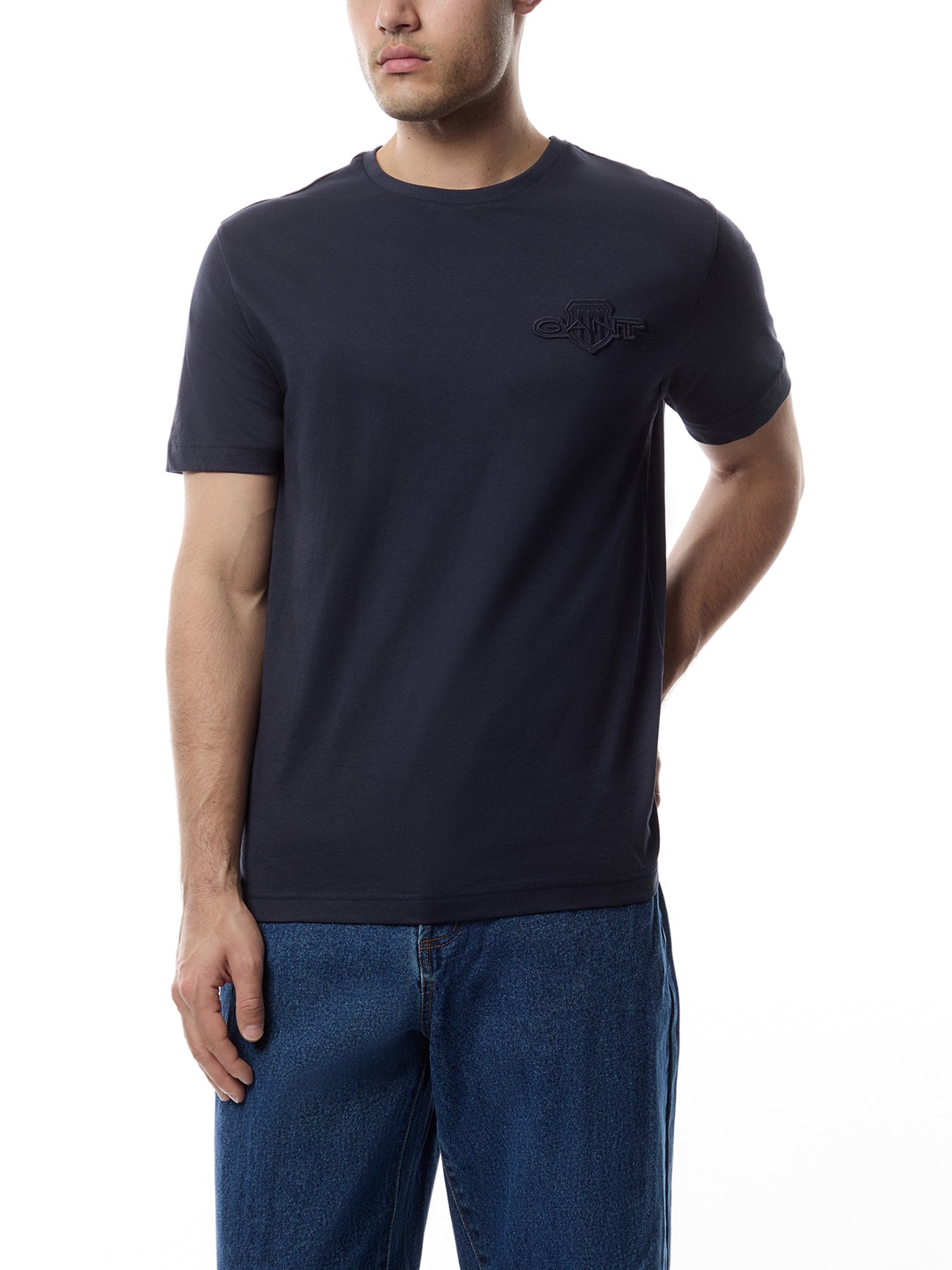 Tonal Shield Evening Blue T-Shirt