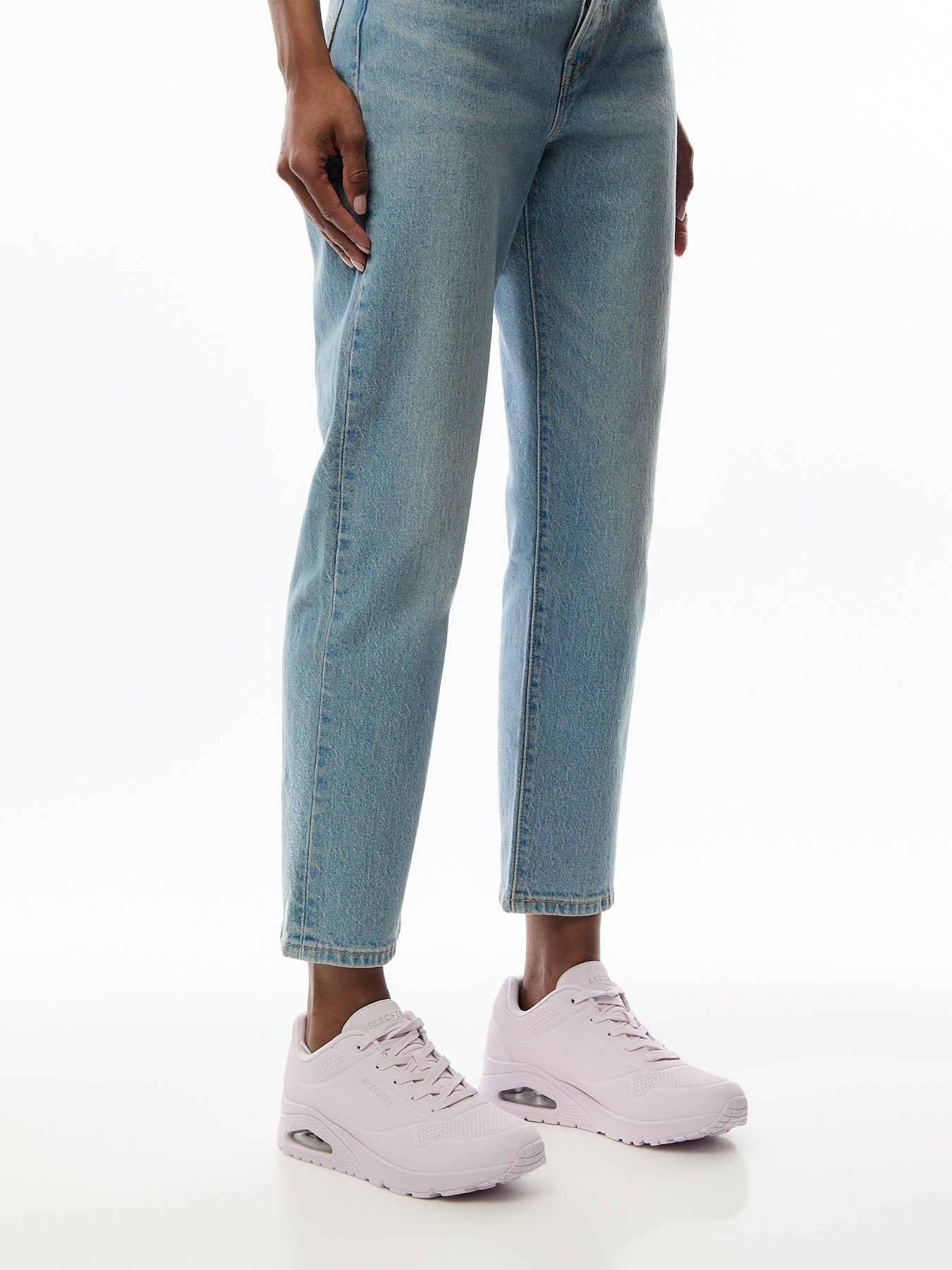 Uno Stand On Air Trainers in Lilac