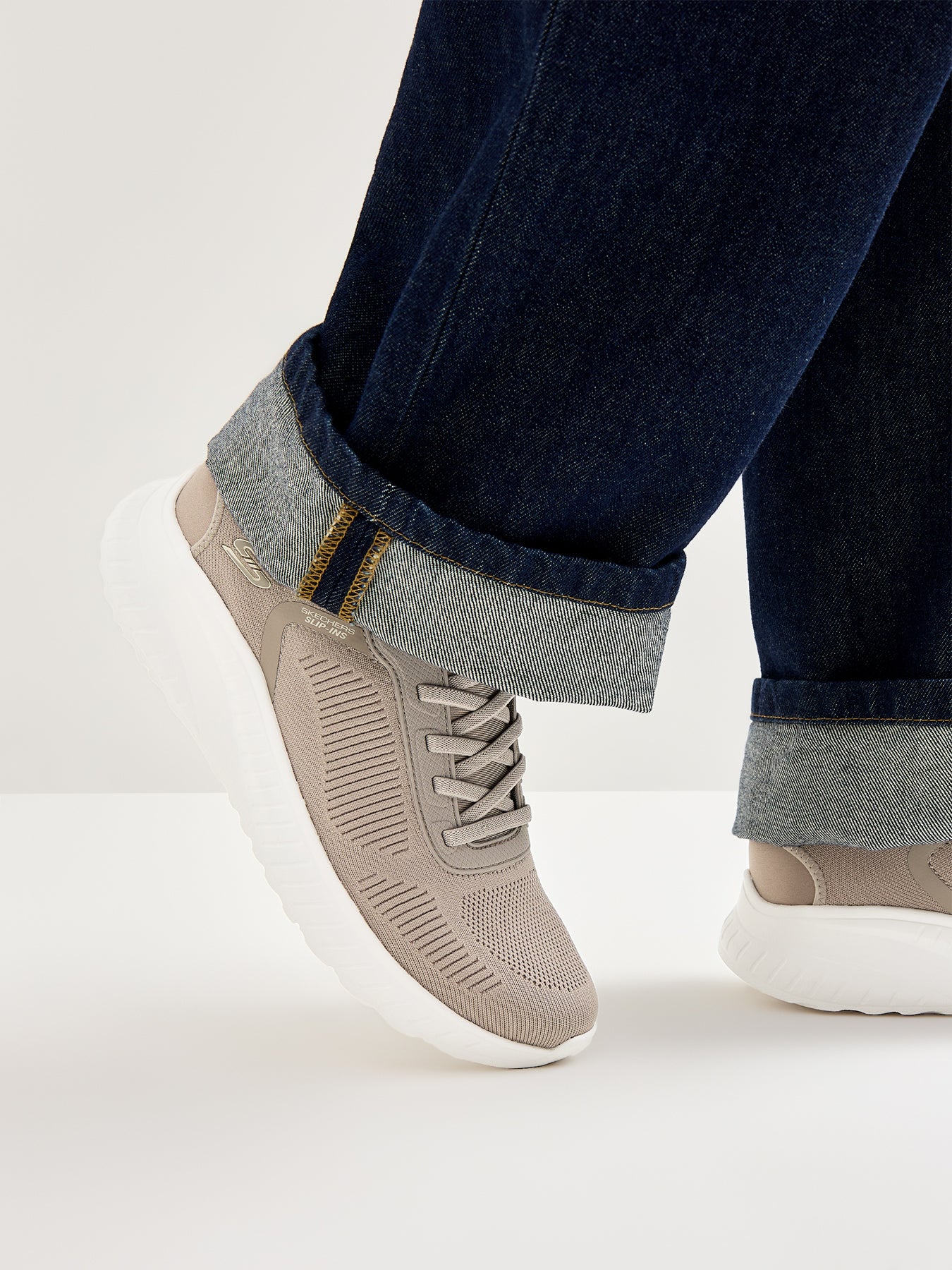 Bobs Squad Chaos Trainers Taupe