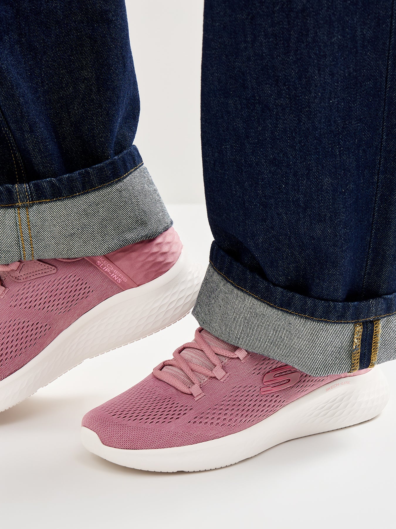 Skech-Lite Pro N. Beauty Trainers Pink