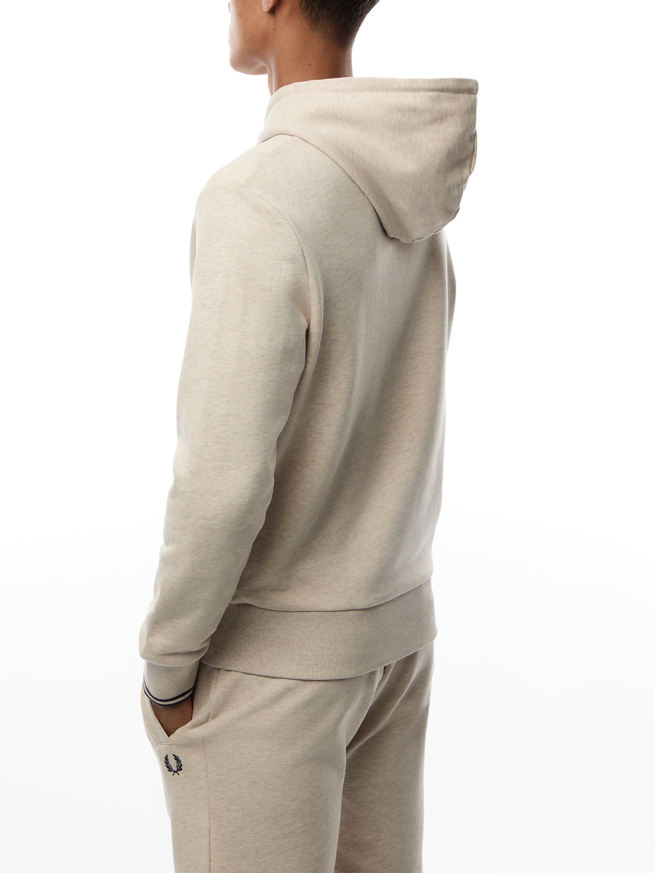 Tipped Hooded Sweatshirt