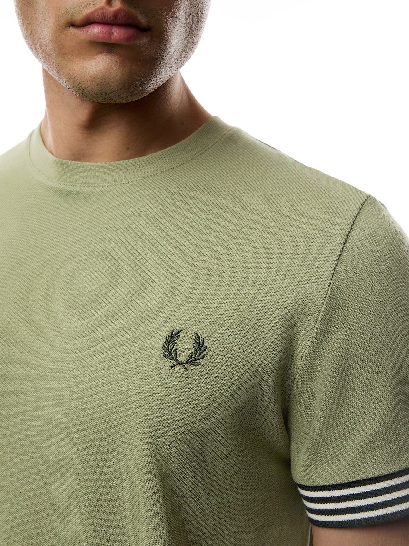 Striped Cuff T-Shirt