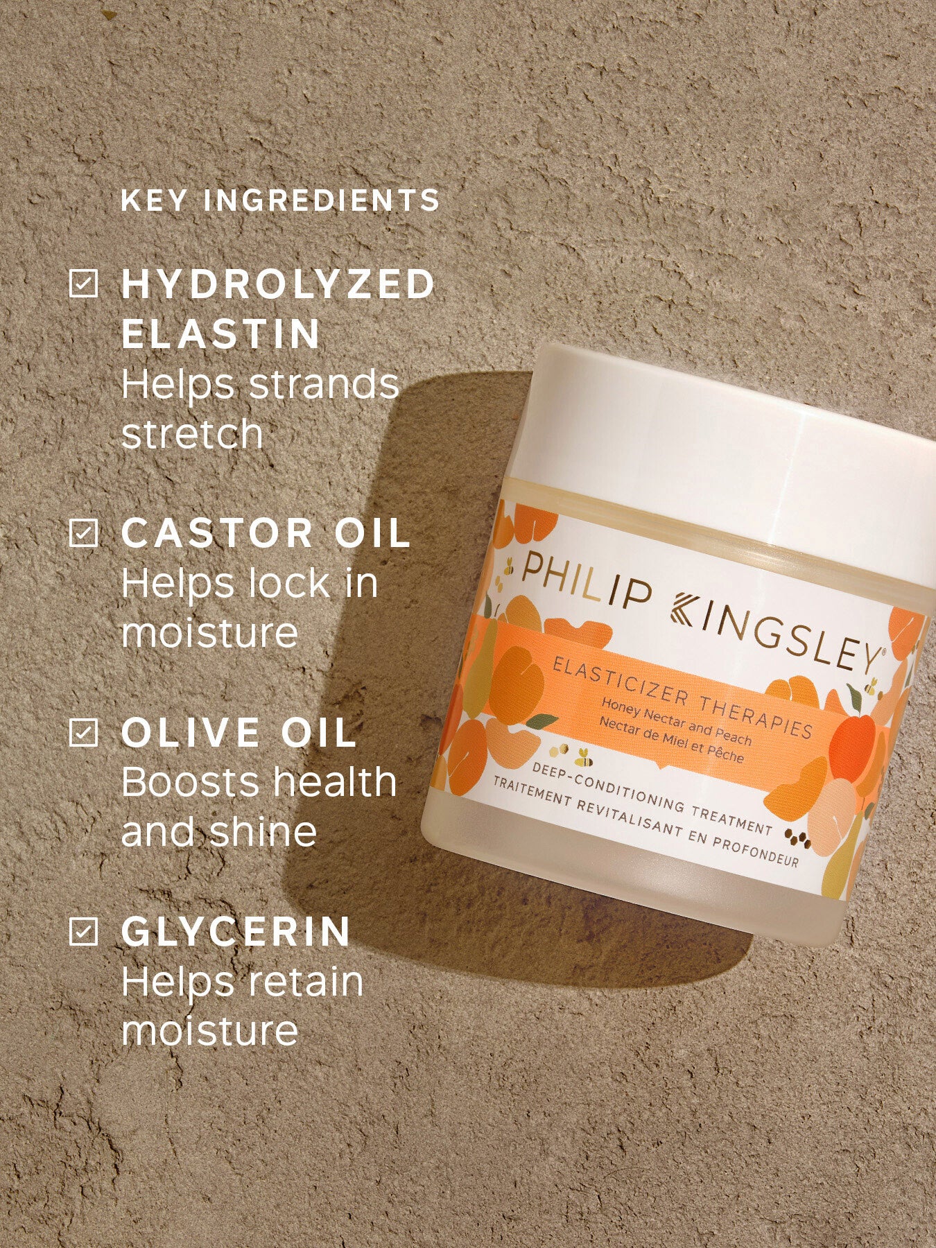 Honey Nectar and Peach Elasticizer Deep Conditioning Treatment 150ml