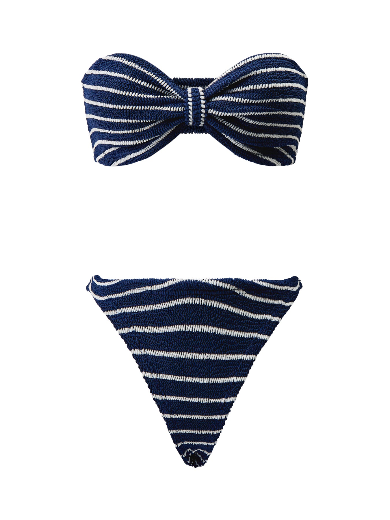 Polyamide Jean Stripe Bikini Set