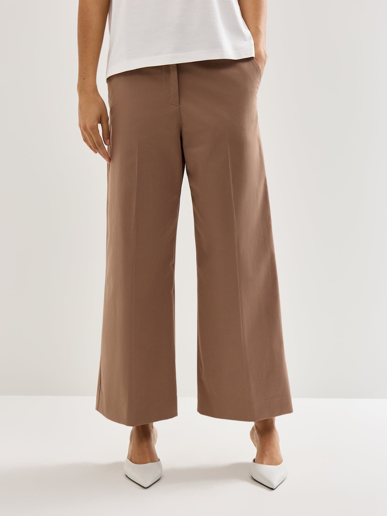 Weekend Urial Tailored Wide Leg Cropped Trouser
